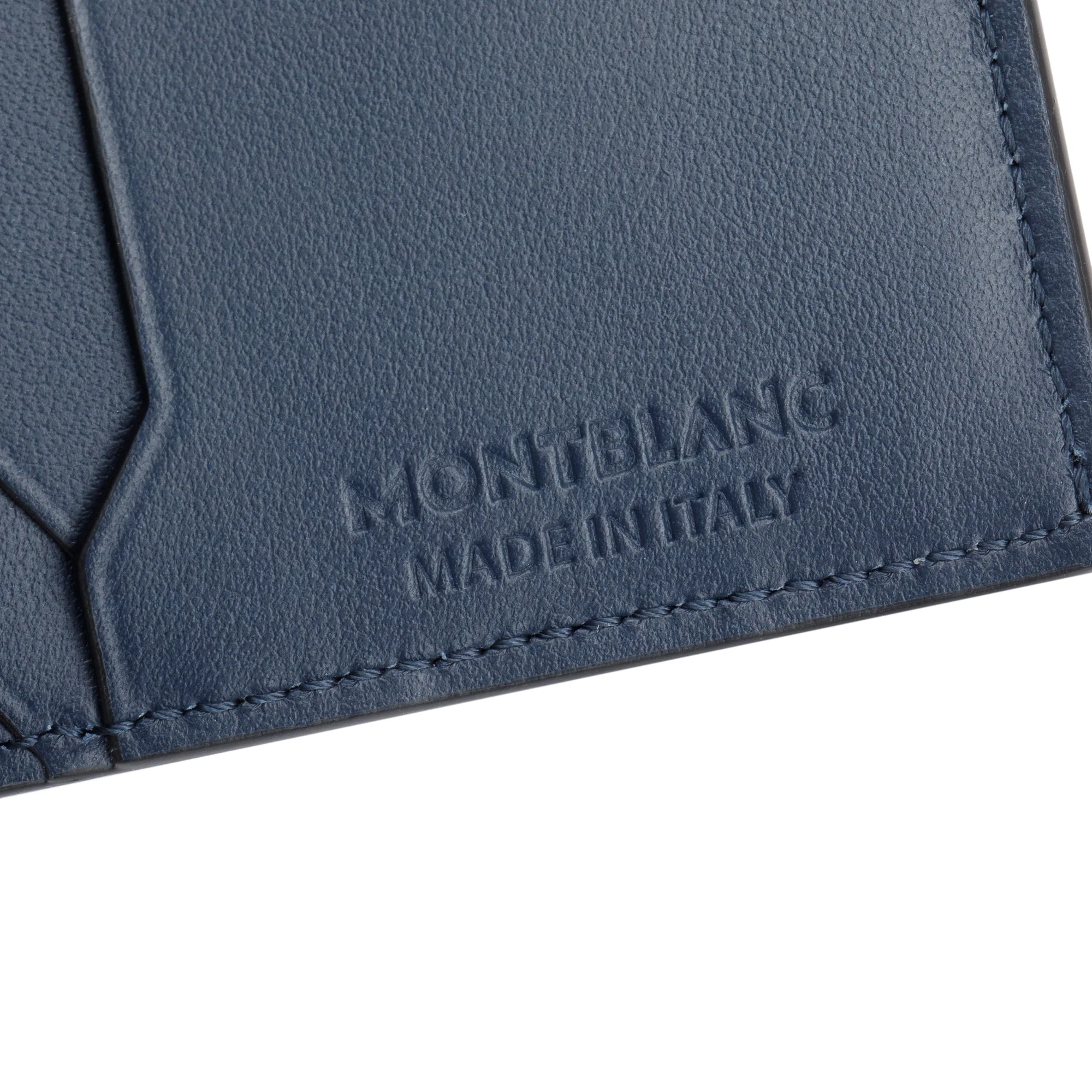Montblanc 2024 Blue Leather Extreme 3.0 Compact Wallet w/ Box & Receipt - Image 7