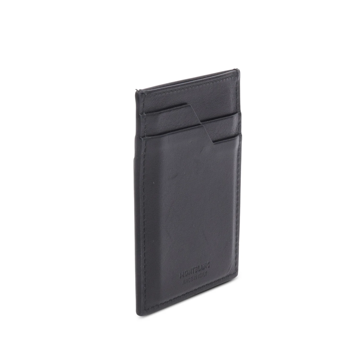 Montblanc Black Leather Meisterstuck Card Holder w/ Box - Image 5