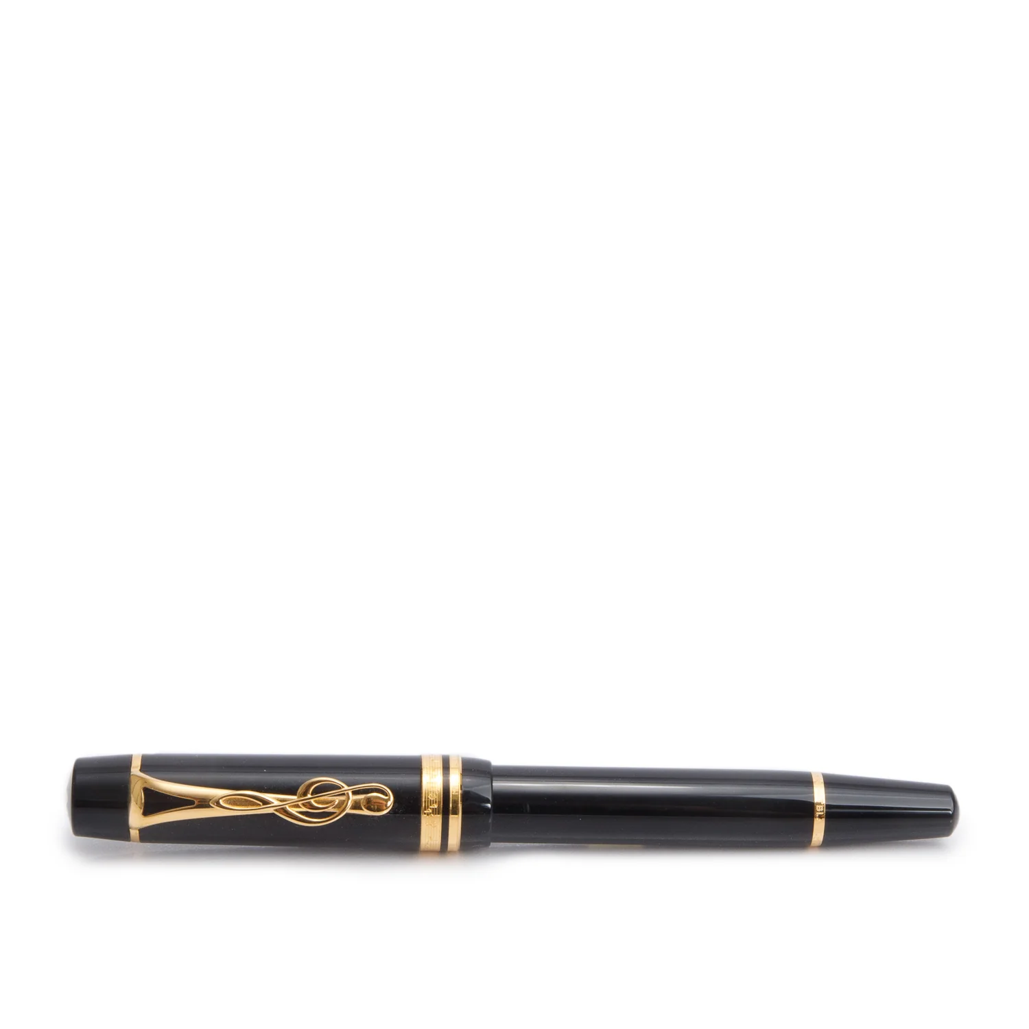 Montblanc Gold-Coated Black Resin Philharmonia of The Nation Fountain Pen w/ Box