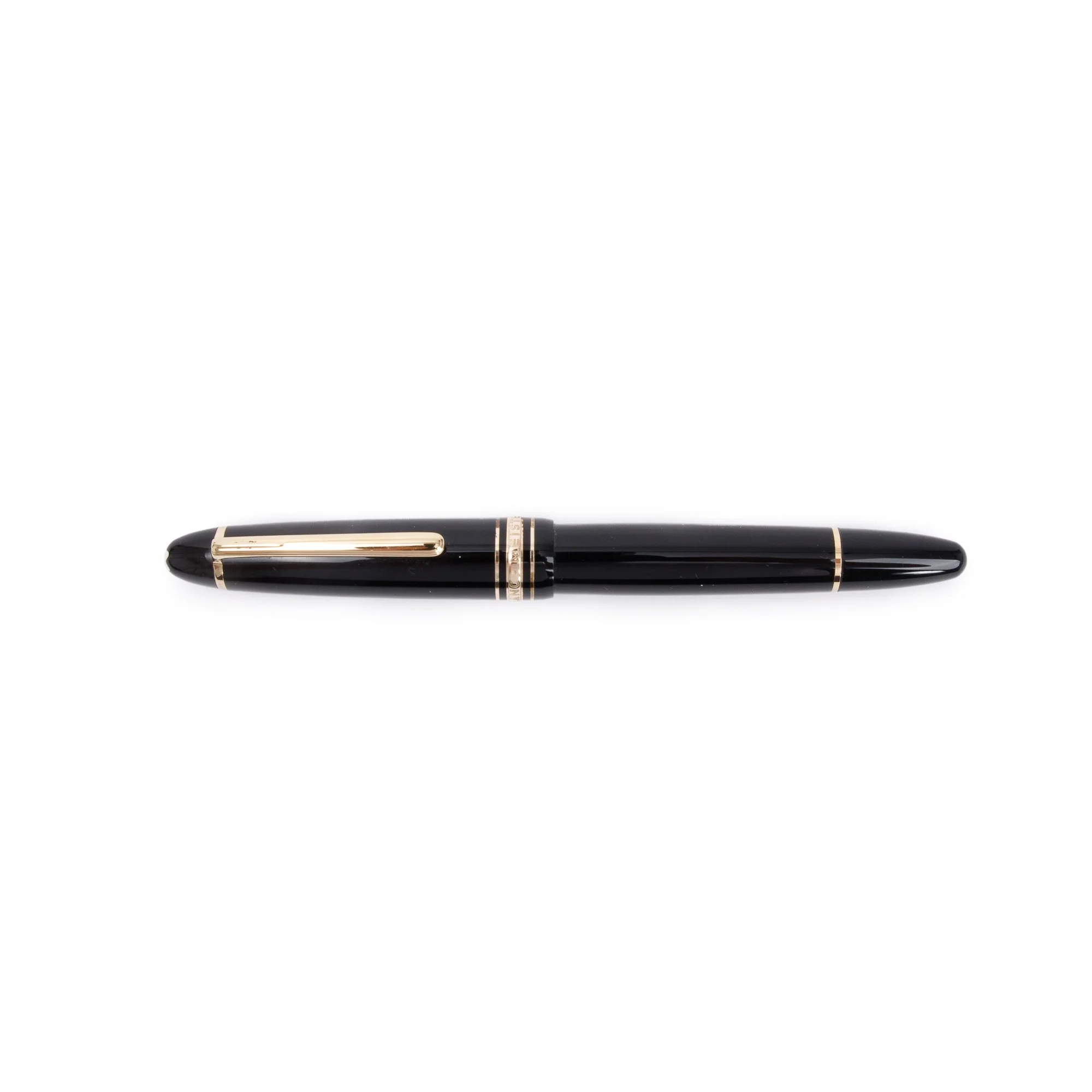 Montblanc Gold Coated Meisterstuck Legrand Fountain Pen w/ Case & Ink Refill