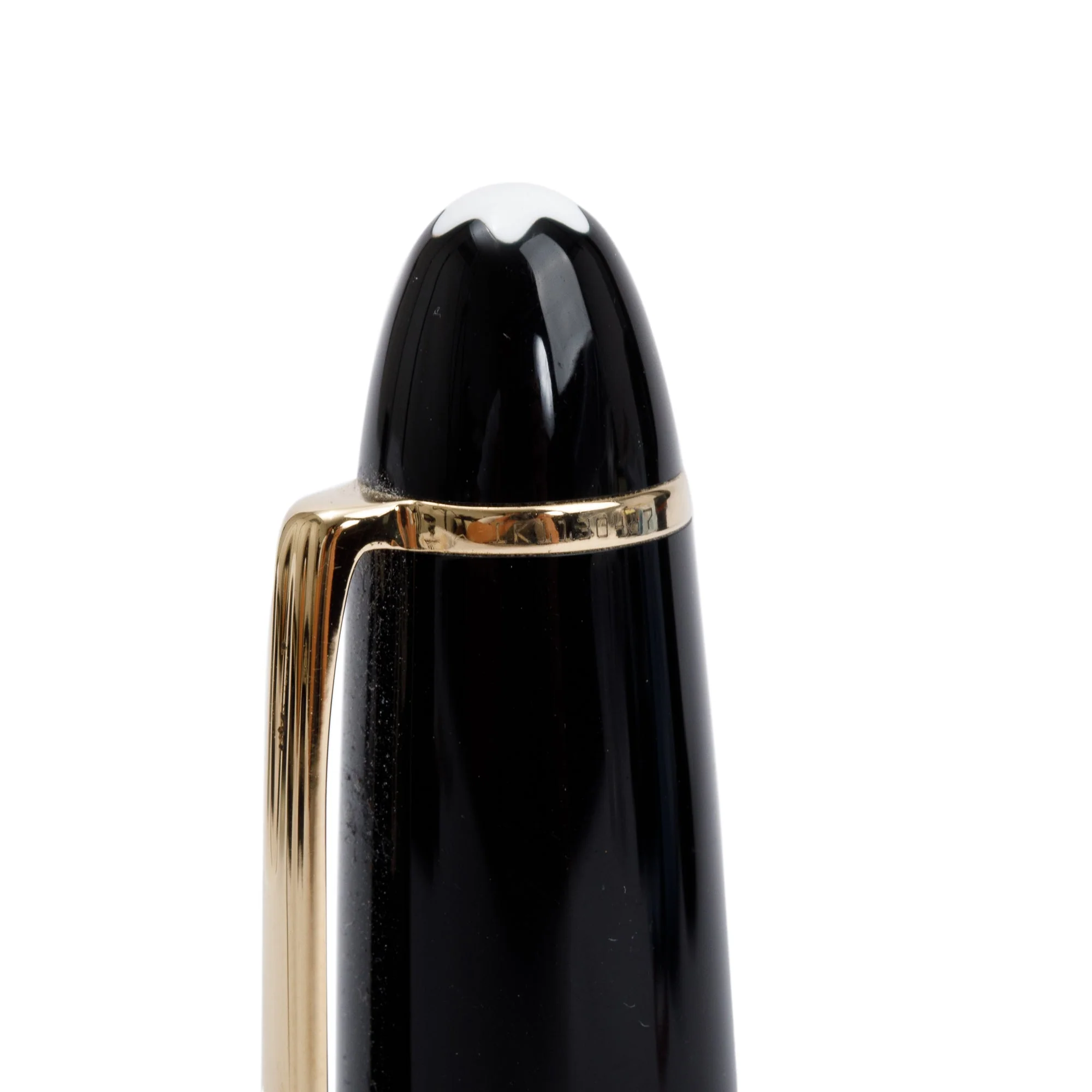 Montblanc Gold Coated Meisterstuck Legrand Fountain Pen w/ Case & Ink Refill - Image 6