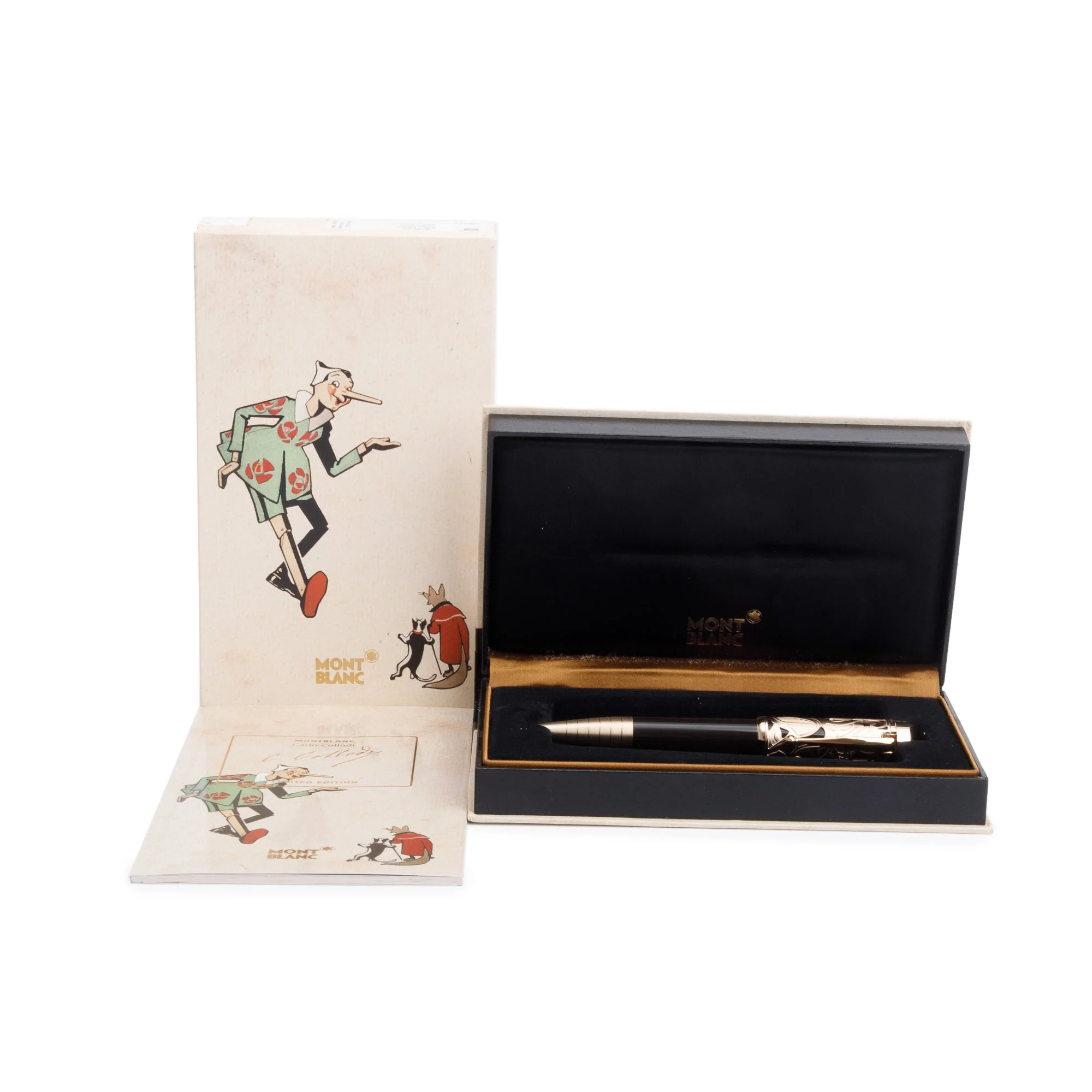 Montblanc Limited Edition Writer's Edition Carlo Collodi Ballpoint Pen w/ Box & Papers - Image 2