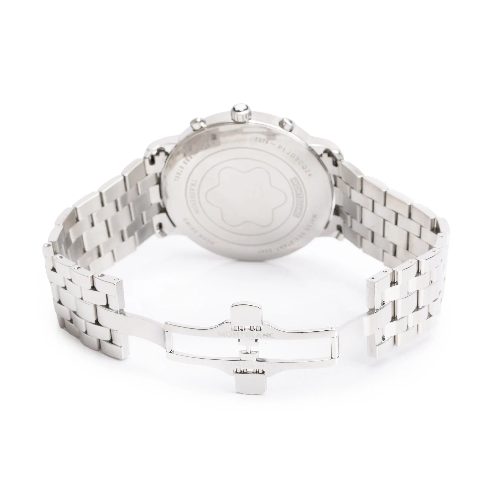 Montblanc Stainless Steel Tradition 42 MM Chronograph Quartz Watch - Image 4