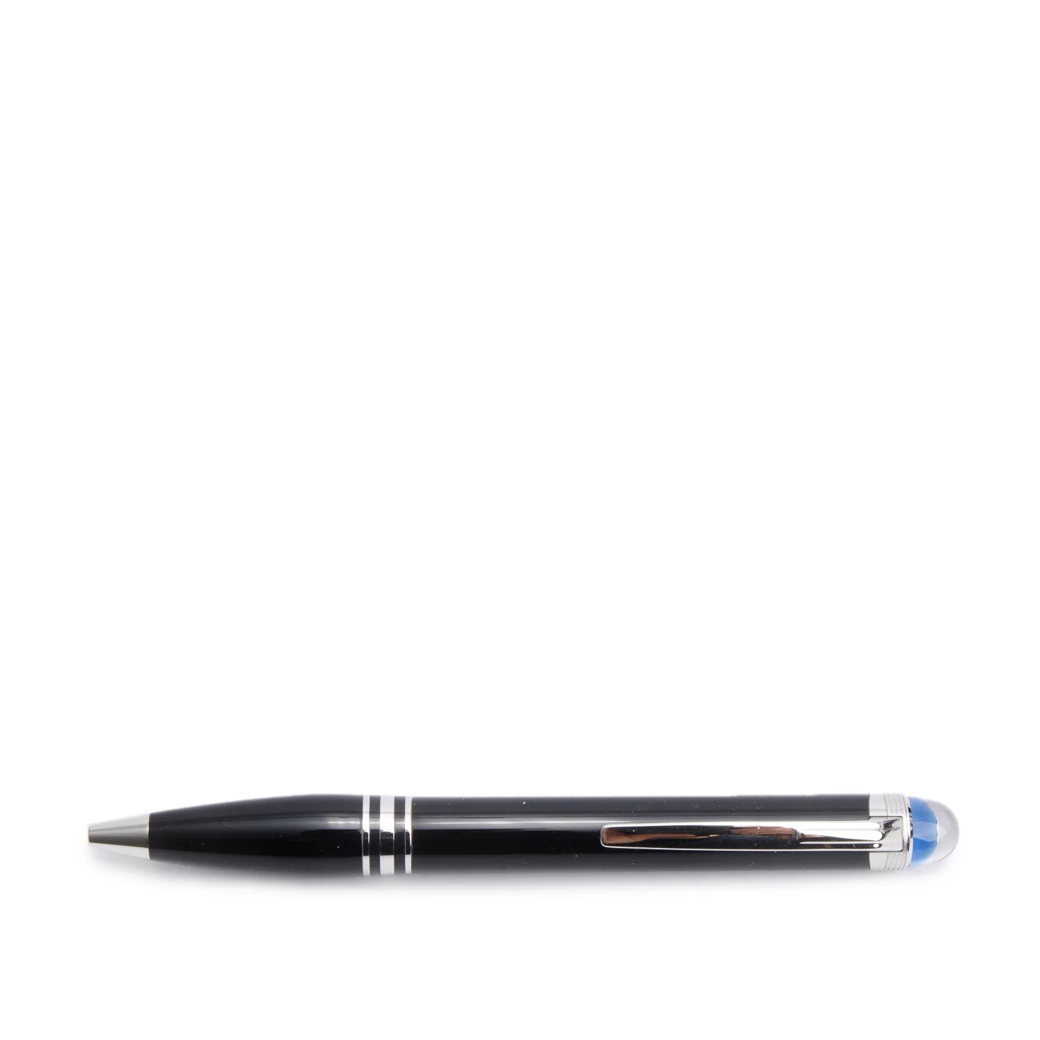 Montblanc StarWalker Platinum Coated Black Prescious Resin Ballpoint Pen w/ Box