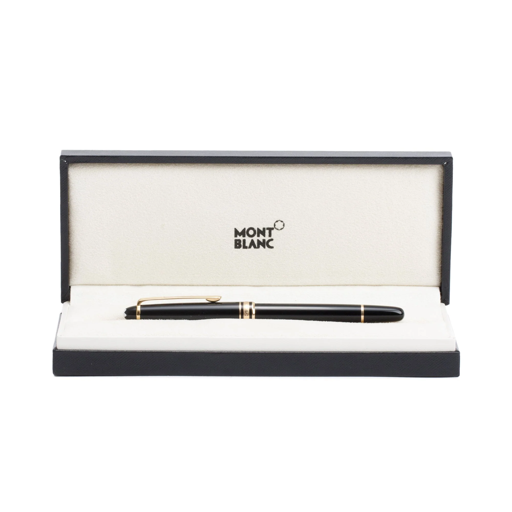Montblanc Yellow Gold Coated Meisterstuck Rollerball Pen w/ Box - Image 2