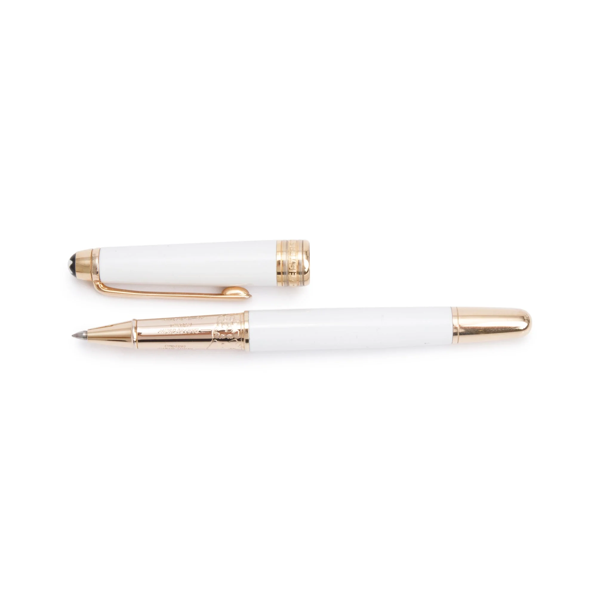 Montblanc Yellow Gold Coated Meisterstuck Tribute to the Montblanc Mozart Rollerball Pen - Image 2