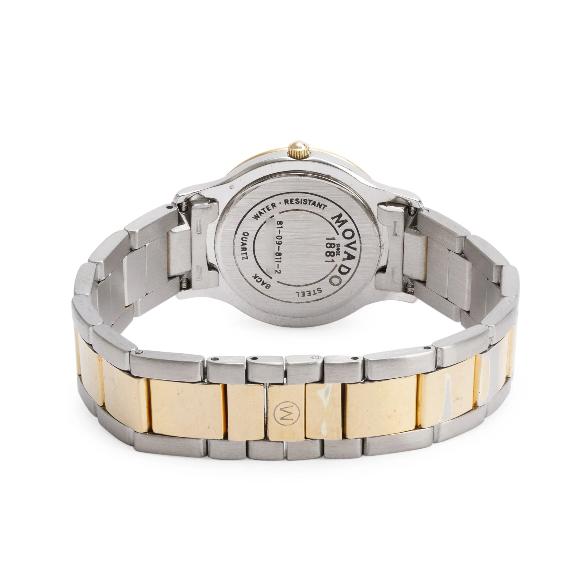 Movado Gold-Plated & Stainless Steel Gentry 28 MM Quartz Watch - Image 3