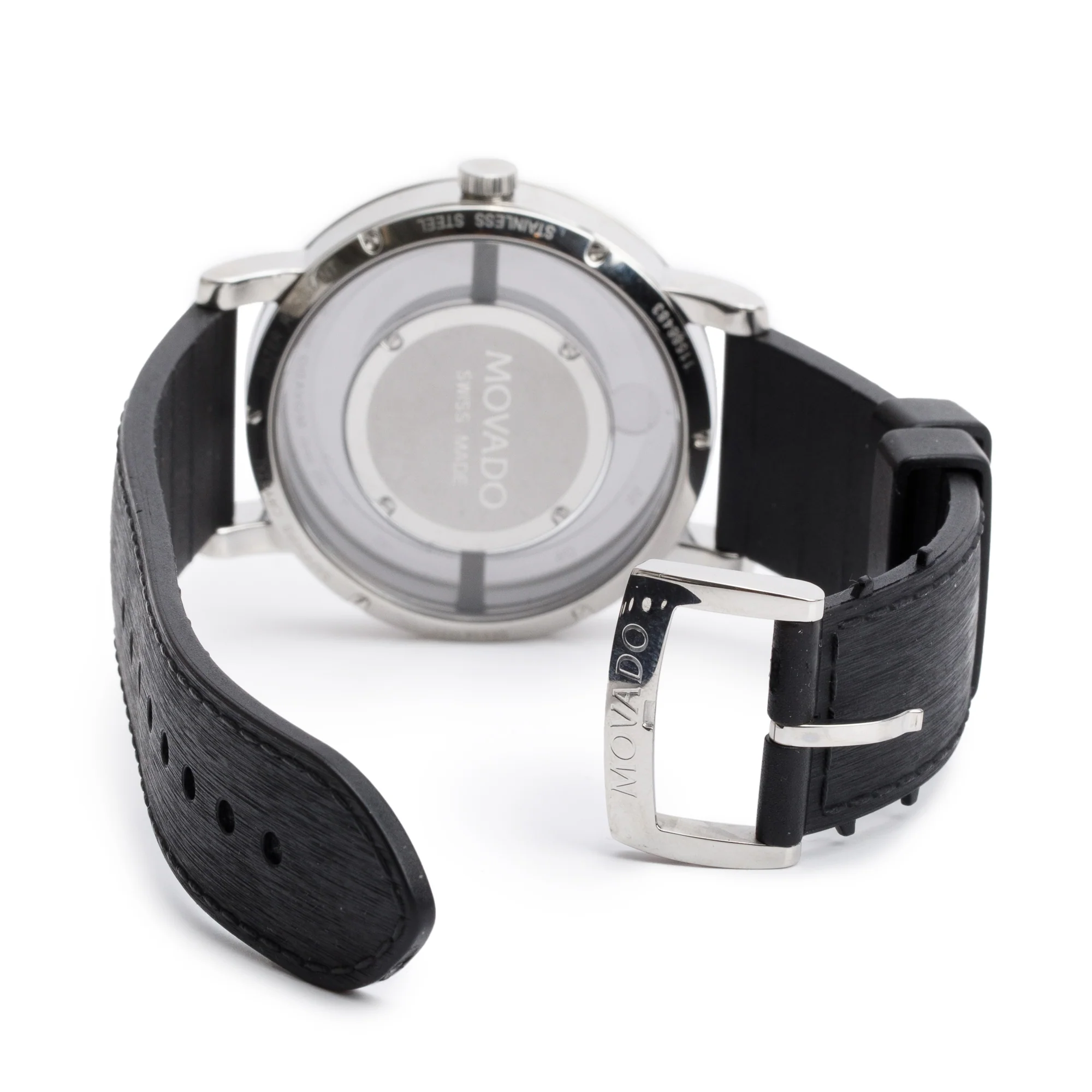 Movado Stainless Steel Museum 43 MM Quartz Watch - Image 4