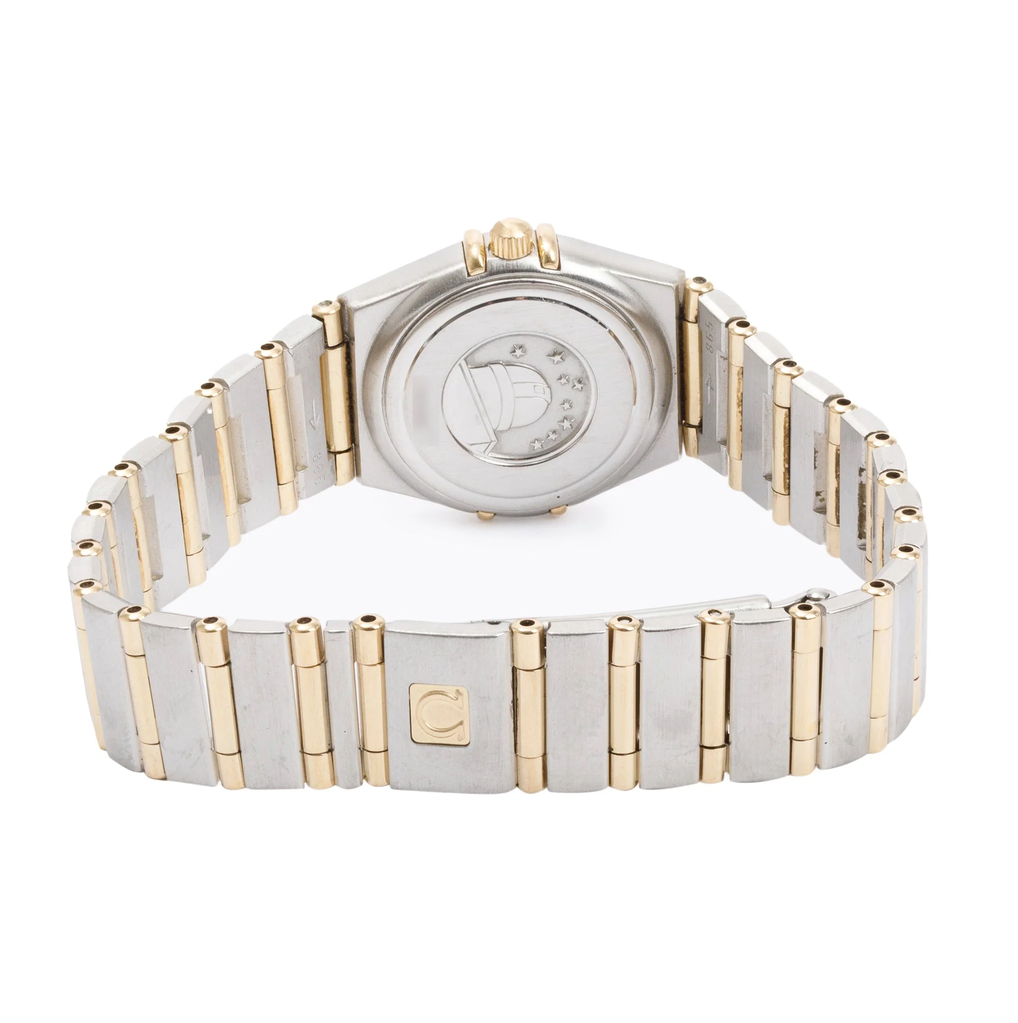 Omega Stainless Steel & 18k Yellow Gold Constellation 22.5 MM Watch - Image 3