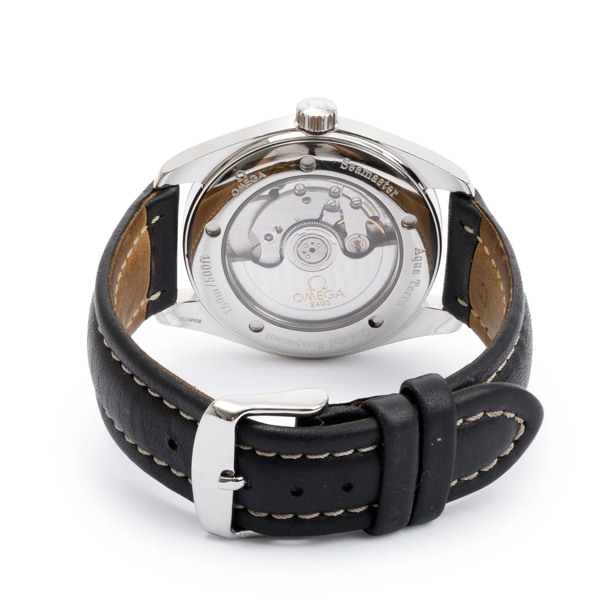 Omega Stainless Steel Aqua Terra Seamaster Railmaster Co-Axial Chronometer Automatic 40 MM Watch - Image 3