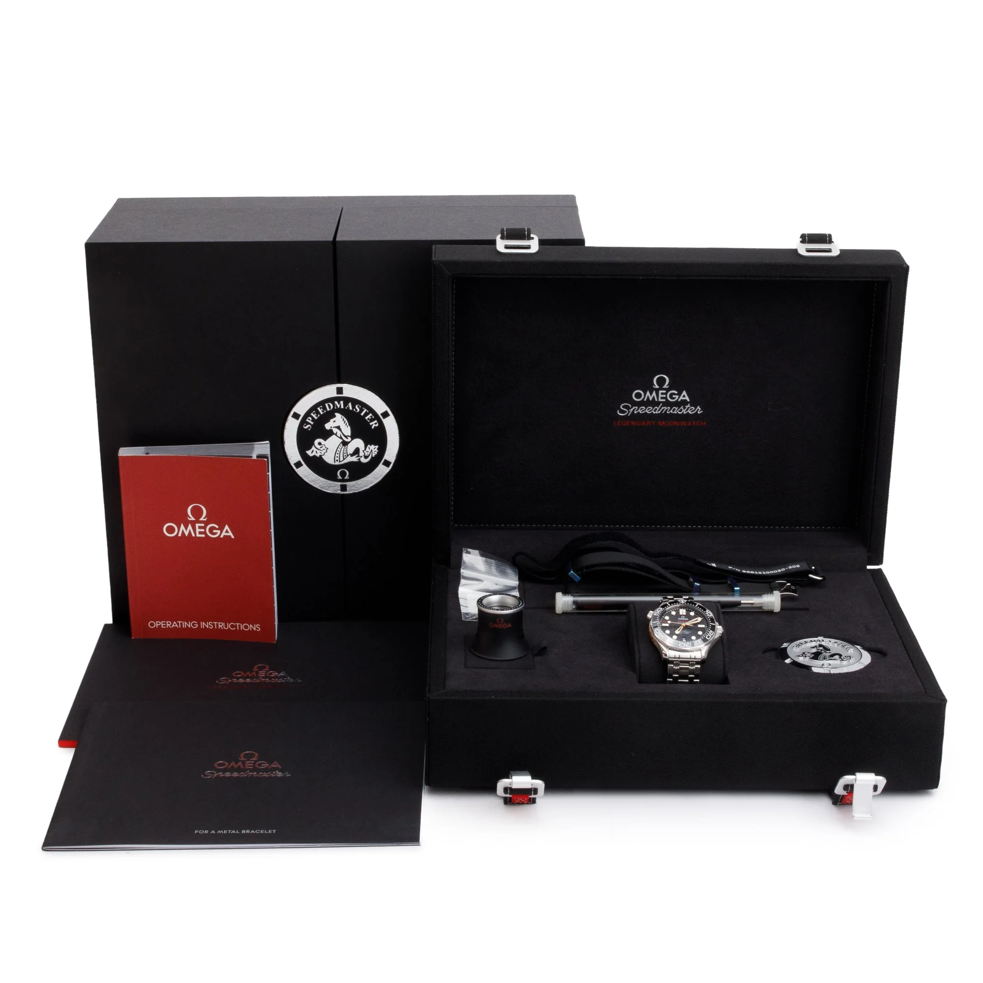 Omega Stainless Steel James Bond Seamaster 300 Master Co-Axial Master Chronometer 42 MM Automatic Watch w/ Box & Papers - Image 2