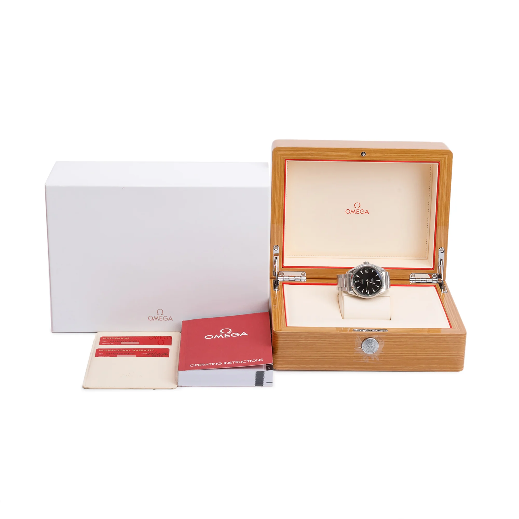 Omega Stainless Steel Seamaster Aqua Terra 150M Co-Axial Chronometer 41.5 MM Automatic Watch Black Dial w/ Box & Papers - Image 2