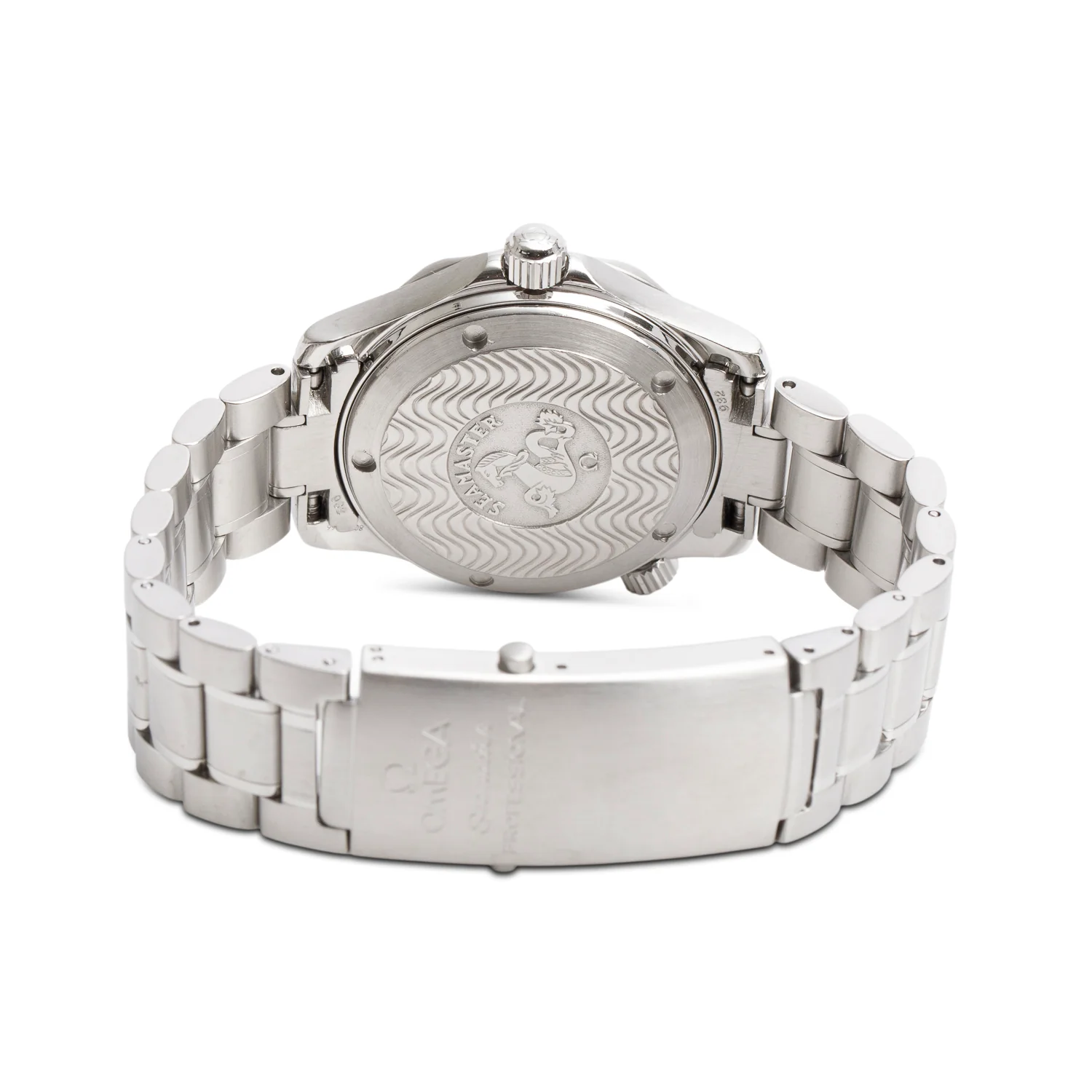Omega Stainless Steel Seamaster Diver 300M 36 MM Automatic Watch Blue Dial w/ Carry Case & Papers - Image 3