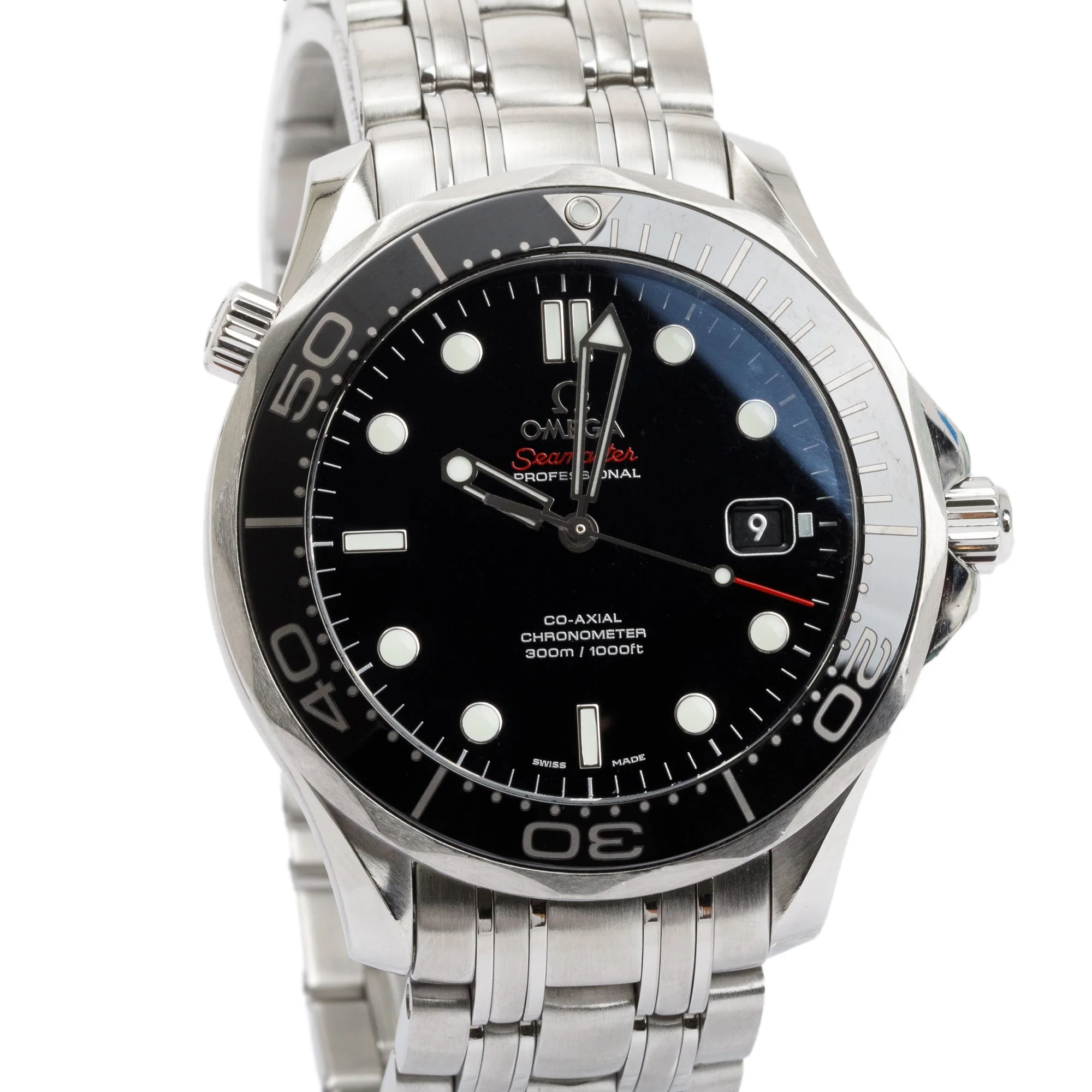 Omega Stainless Steel Seamaster Diver 300M Co-Axial Chronometer 41 MM Watch - Image 2
