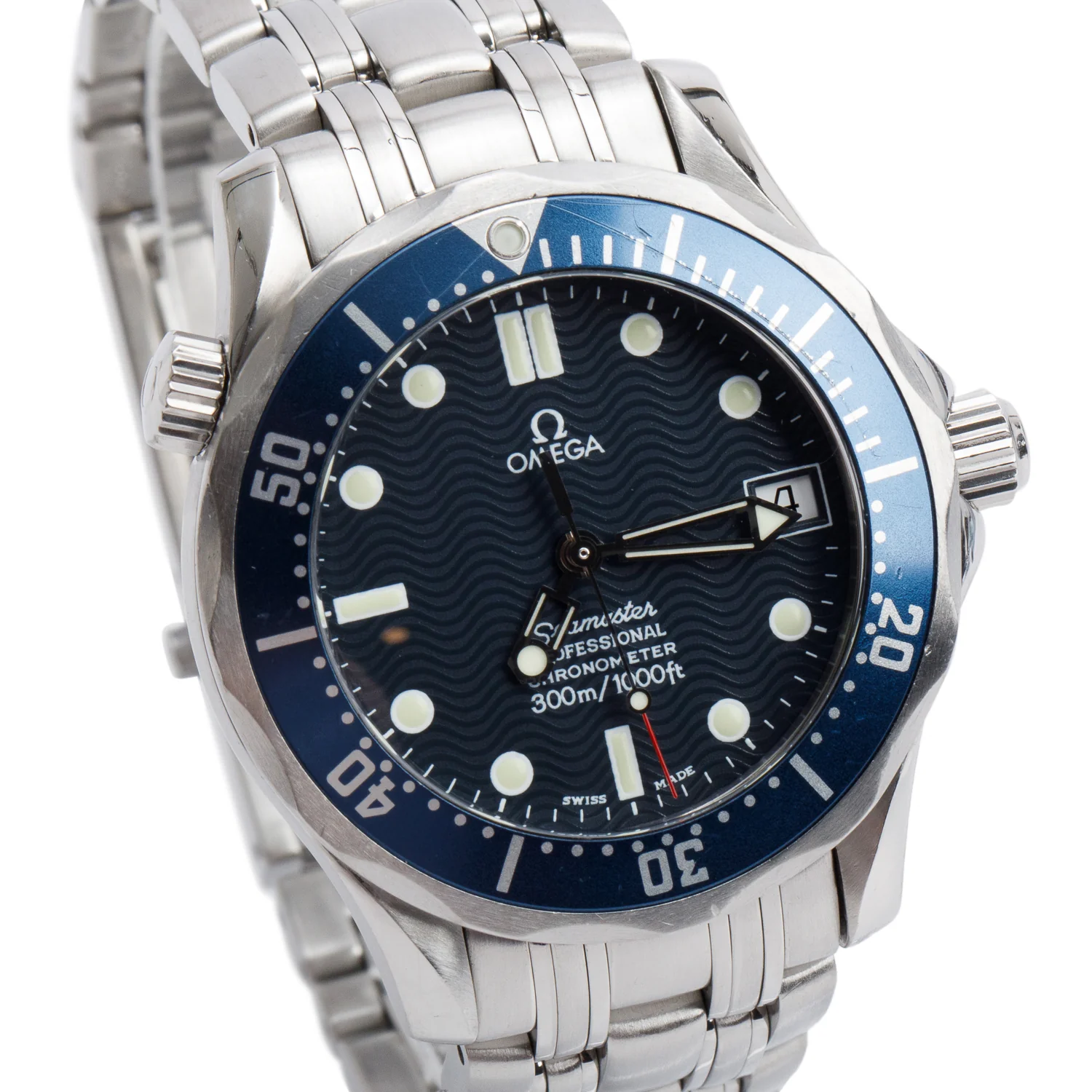 Omega Stainless Steel Seamaster Diver 300M Profesional Chronometer 36.25 MM Automatic Watch w/ Box & Papers - Image 3
