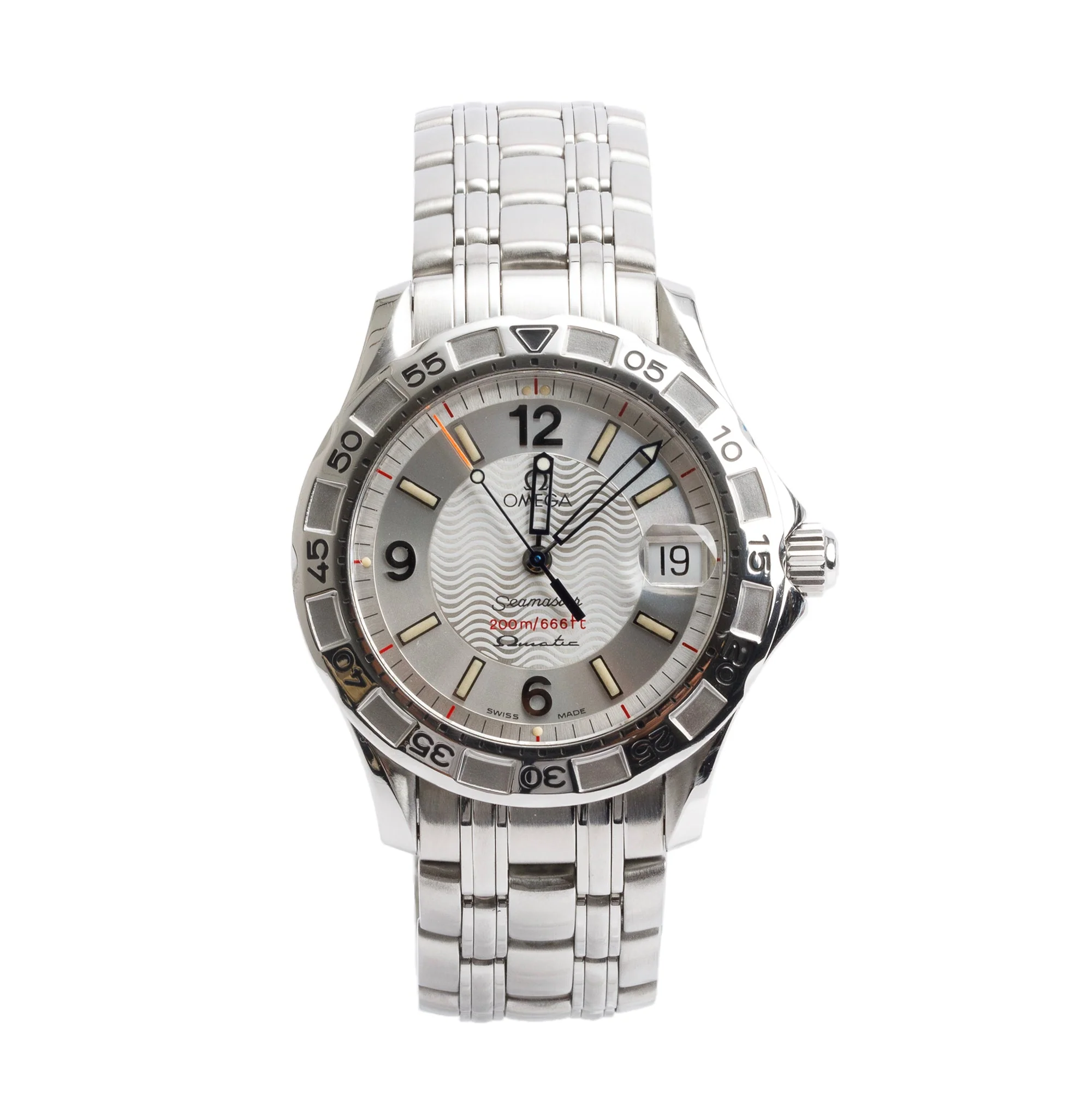 Omega Stainless Steel Seamaster Omegamatic 34.8 MM Automatic Watch