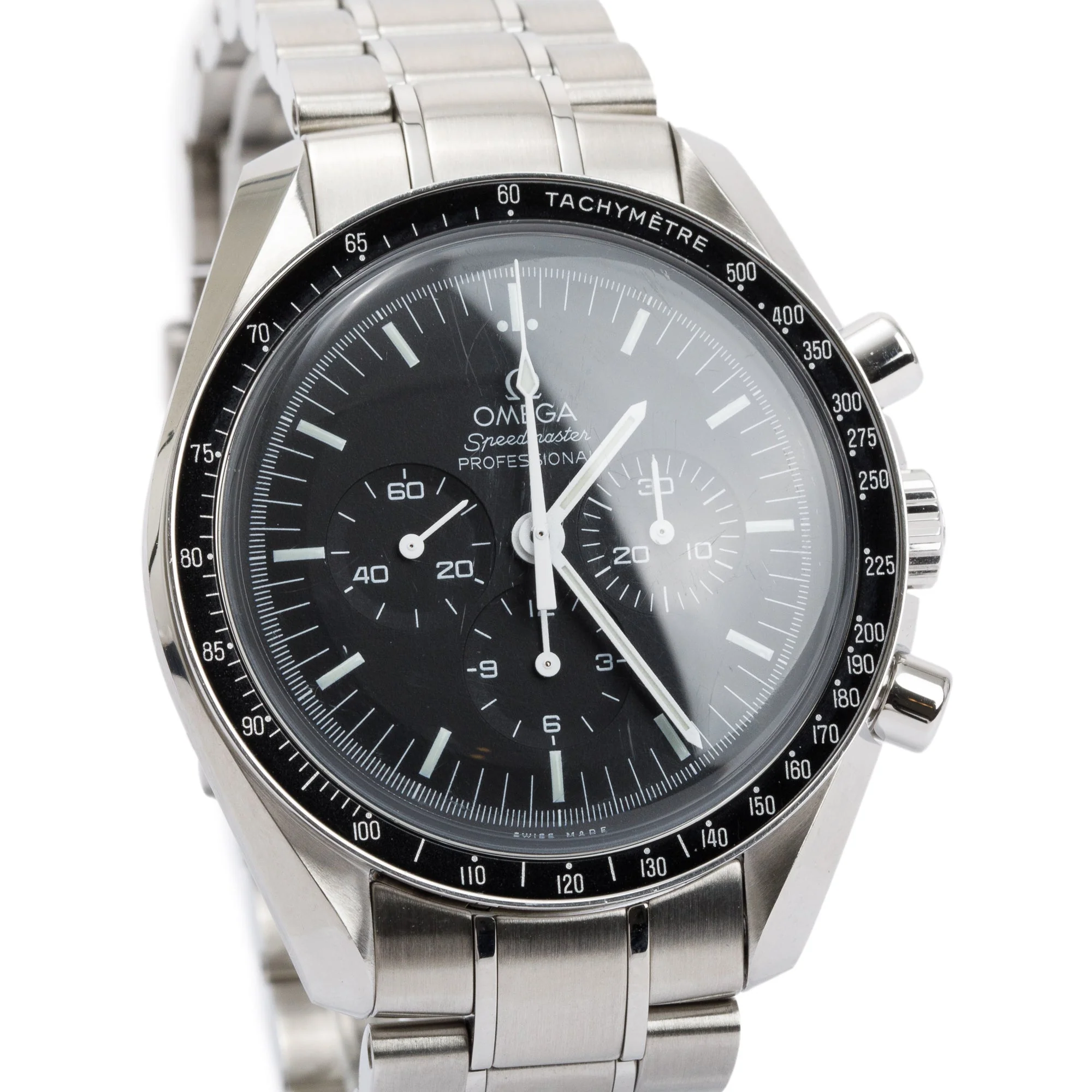 Omega Stainless Steel Speedmaster Professional 42 MM Moonwatch w/ Box & Papers - Image 3