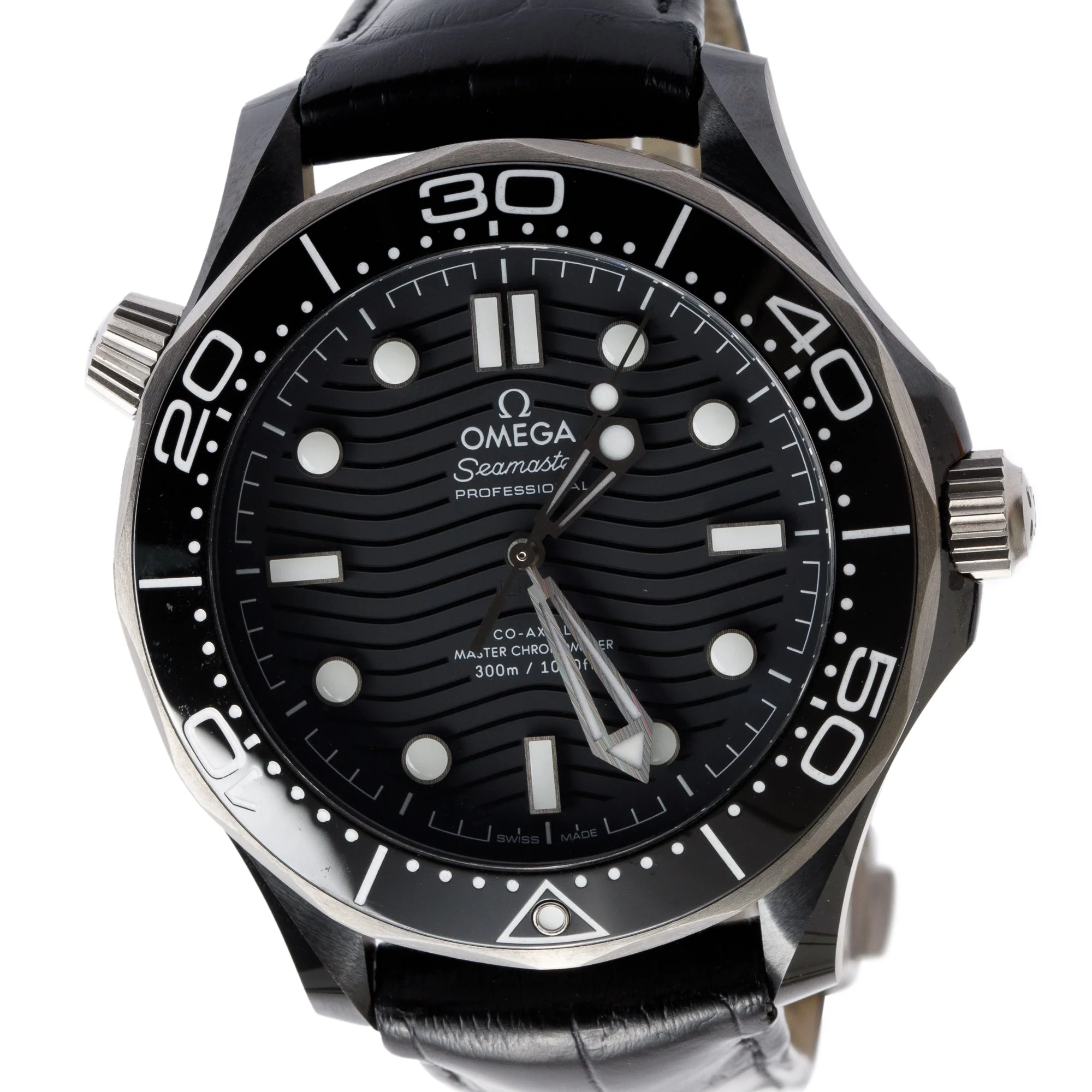 Omega Stainless Steel, Titanium & Black Ceramic Seamaster Co-Axial Master Chronometer 300M 43.5 MM Automatic Watch w/ Box - Image 3