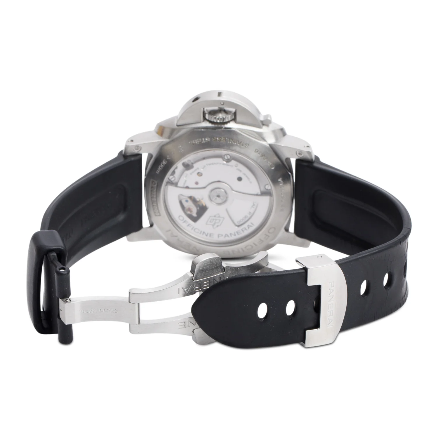 Panerai Stainless Steel Luminor Marina 1950 3 Days 44 MM Automatic Watch PAM00312 w/ Box, Papers & 3 Extra Straps - Image 5