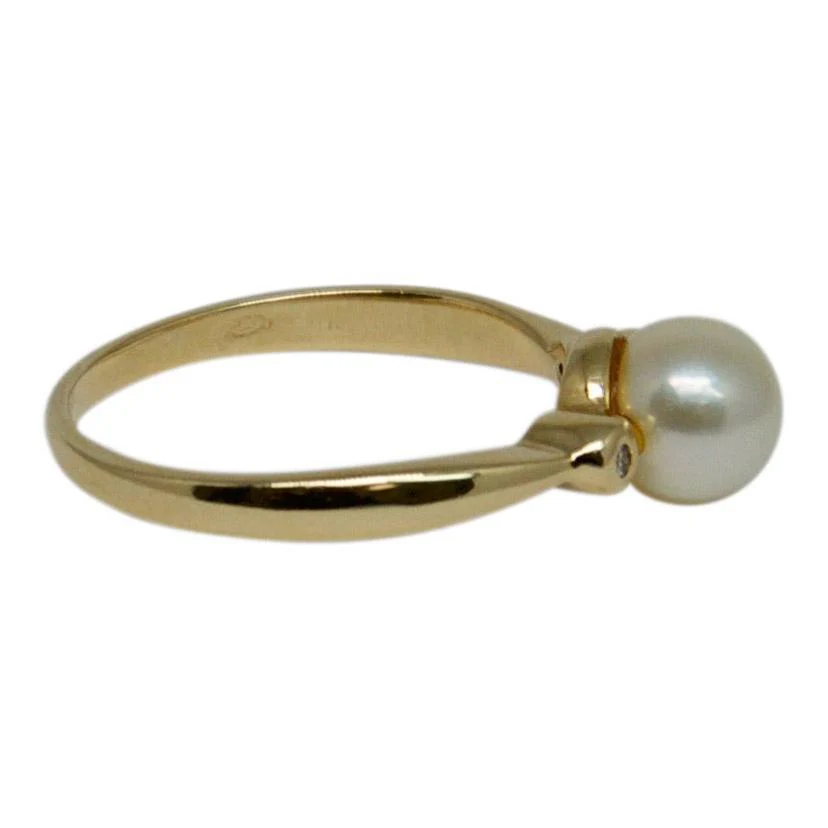Pearl and Diamond Ring - Image 3