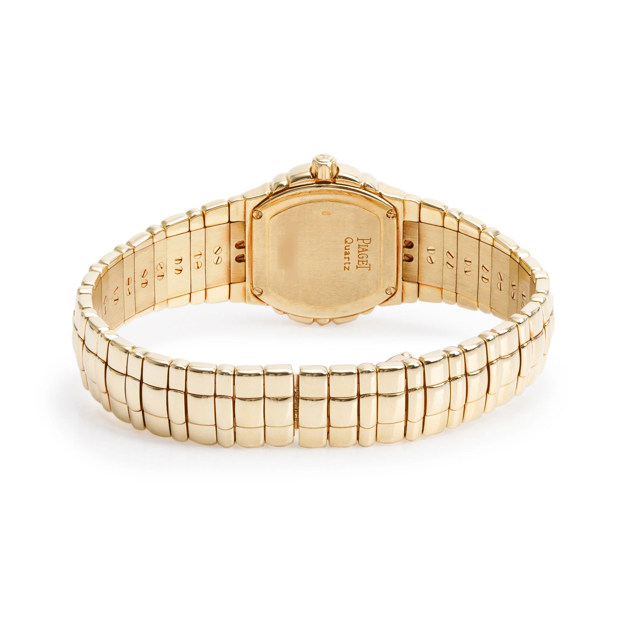 Piaget 18k Yellow Gold Diamond Bezel 25 MM Tanagra Watch 16033 - Image 3