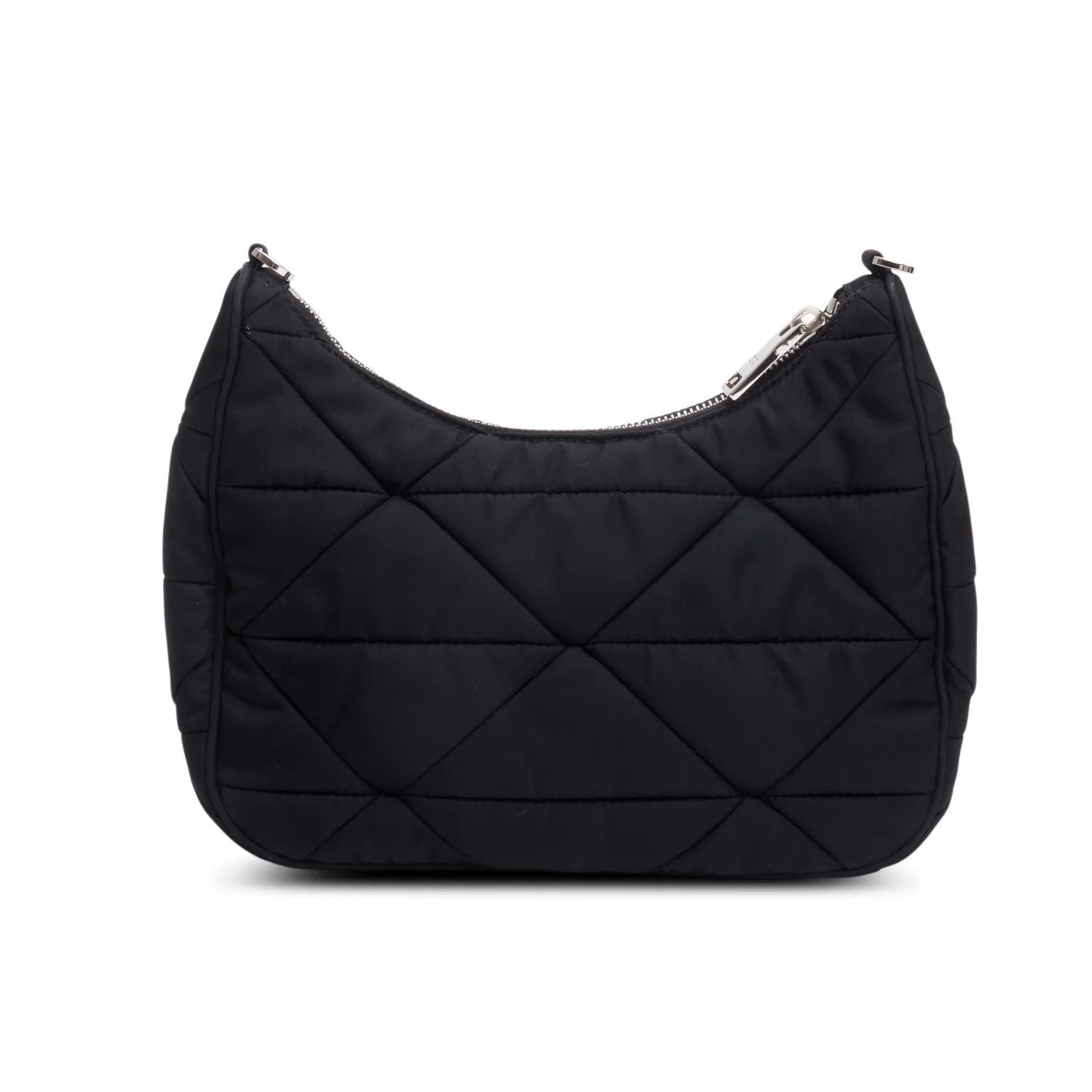 Prada 2021 Black Padded Re-Nylon Shoulder Bag - Image 5
