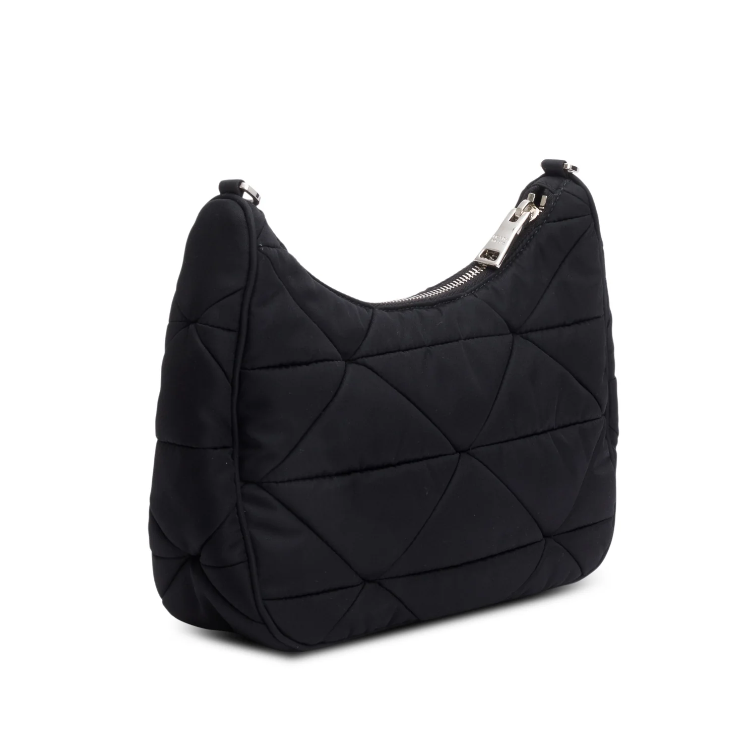 Prada 2021 Black Padded Re-Nylon Shoulder Bag - Image 6