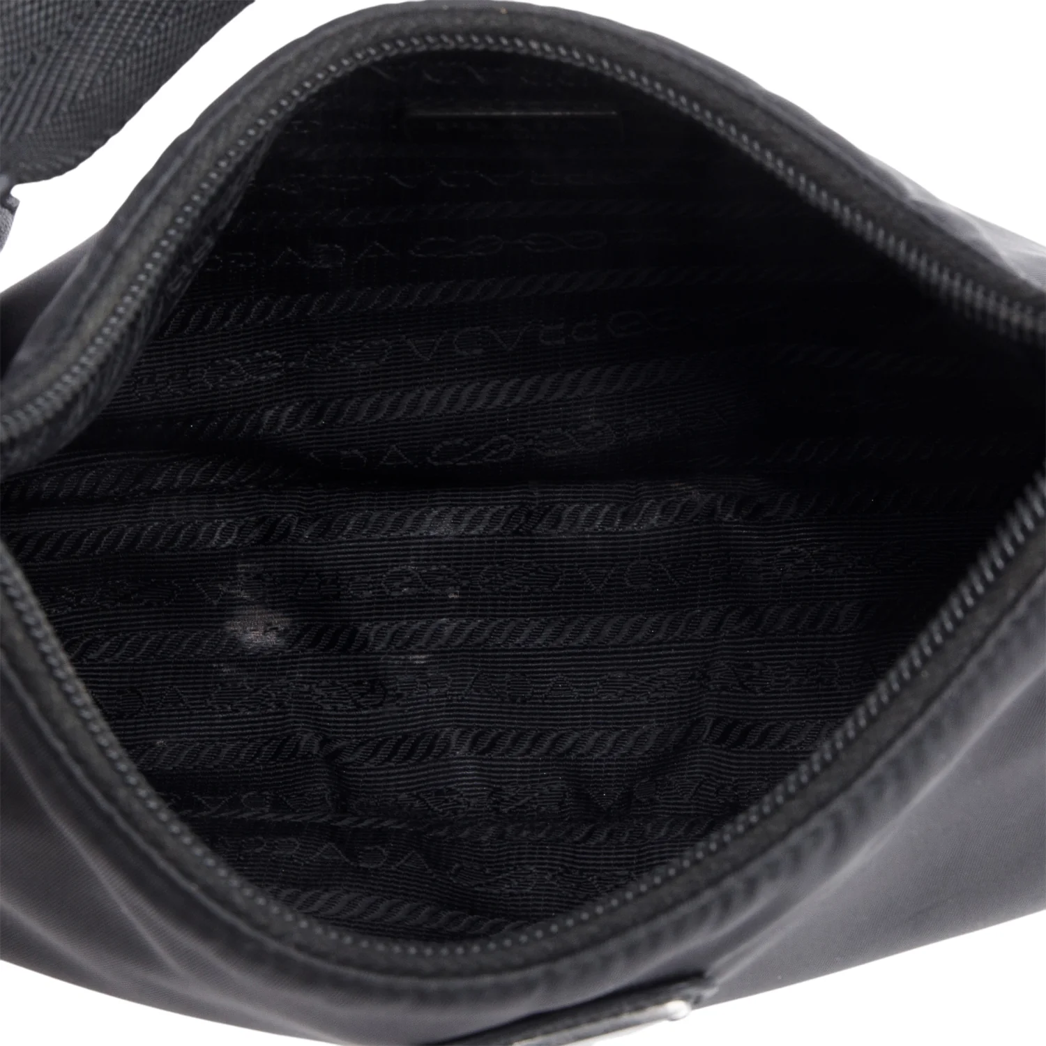 Prada 2021 Black Re-Edition 2000 Re-Nylon Mini Bag w/ Box & Authenticity Card - Image 8
