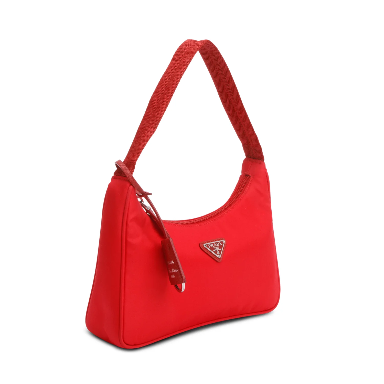 Prada 2021 Red Re-Edition 2000 Re-Nylon Mini Bag - Image 3