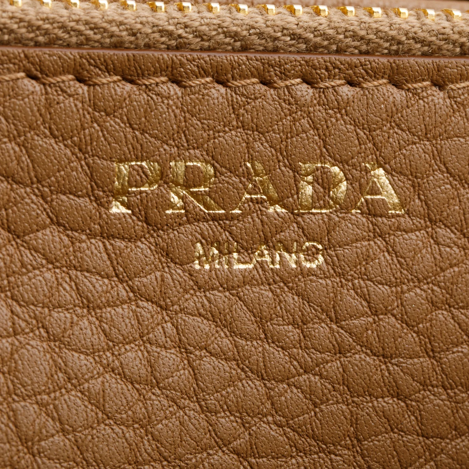 Prada Beige Leather Wallet on Chain - Image 10