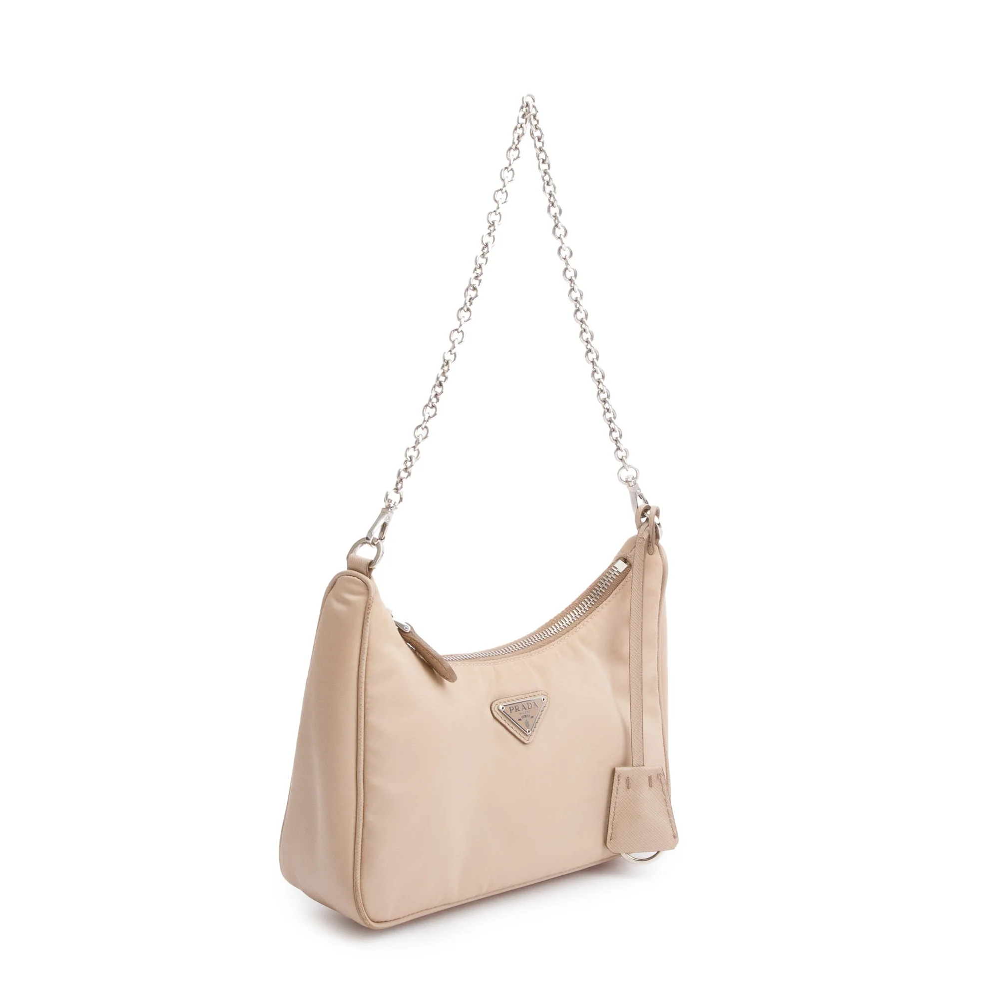 Prada Beige Re-Edition 2005 Re-Nylon Shoulder Bag - Image 4