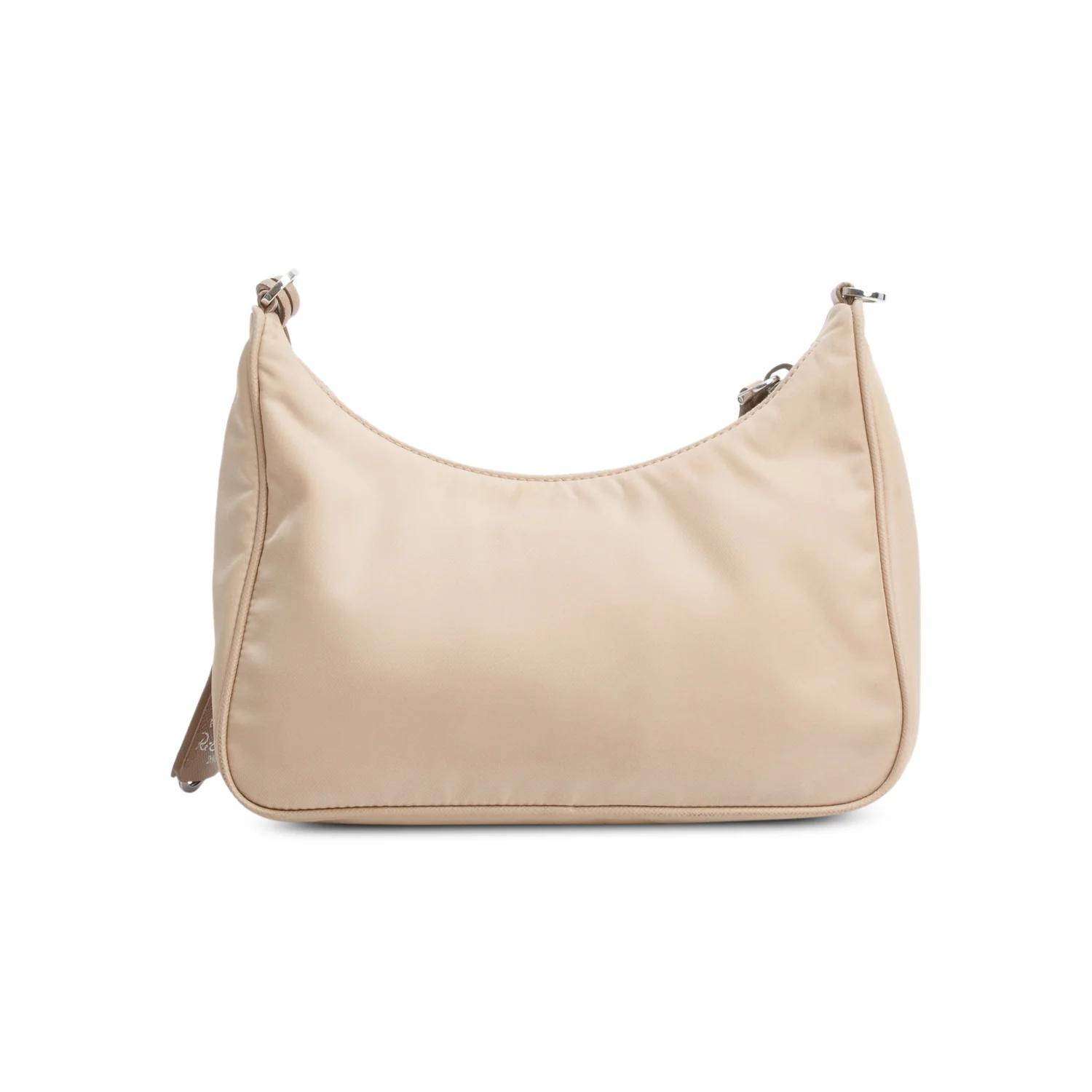 Prada Beige Re-Edition 2005 Re-Nylon Shoulder Bag w/ Authenticity Card - Image 5