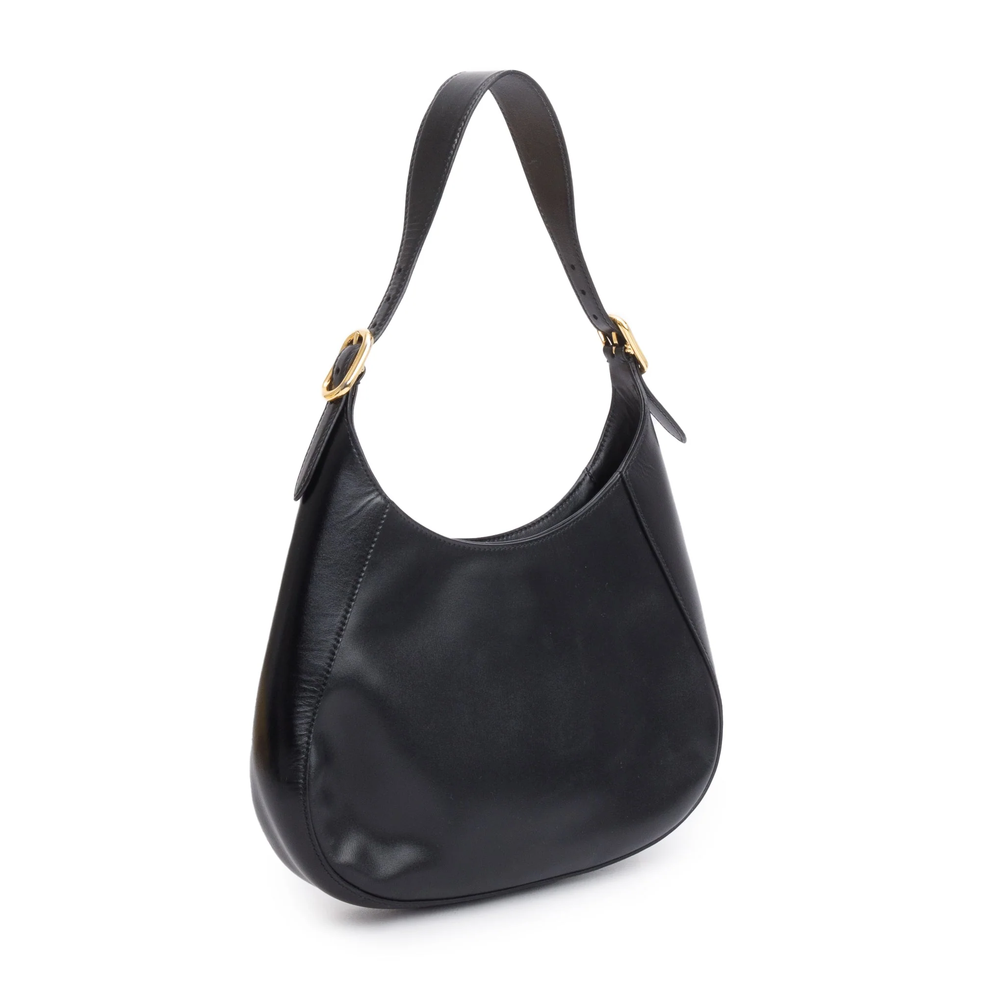Prada Black Box Calf Leather Cleo Bag w/ Authenticity Card - Image 4