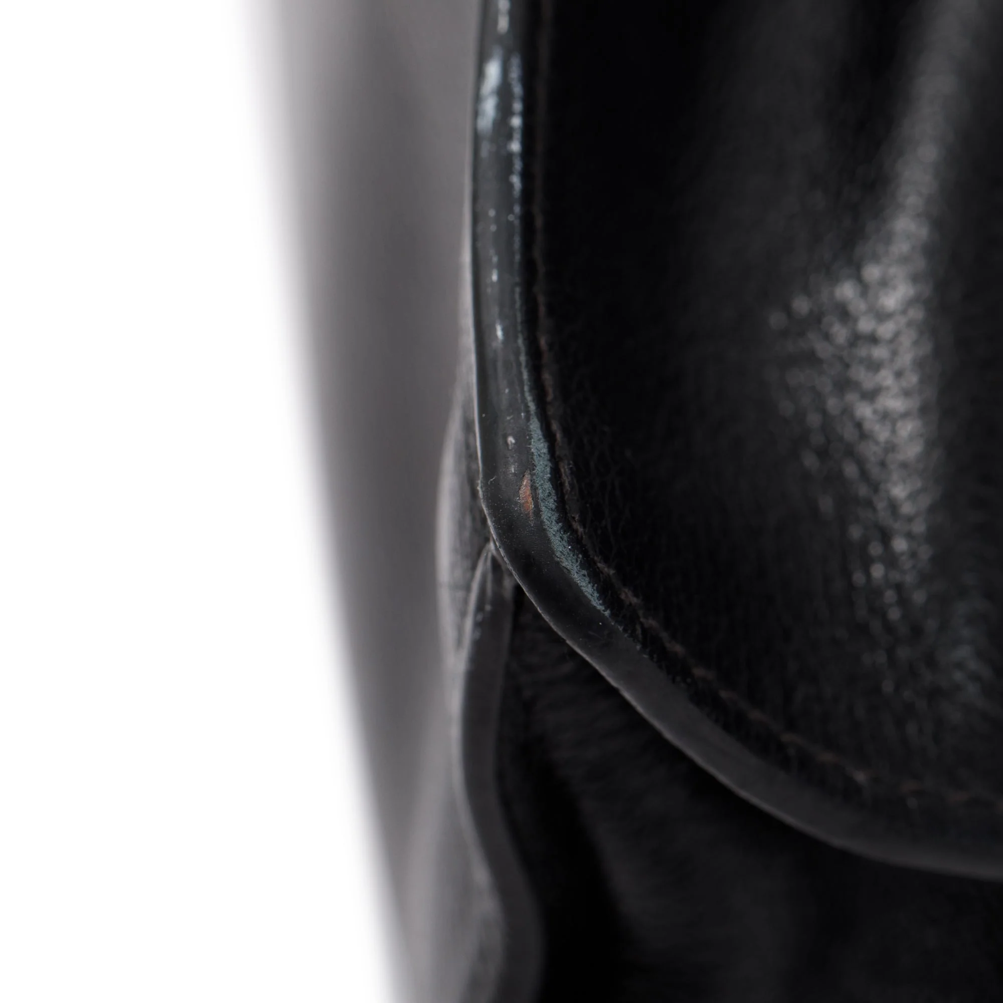 Prada Black Glace Calf Tote Bag - Image 6