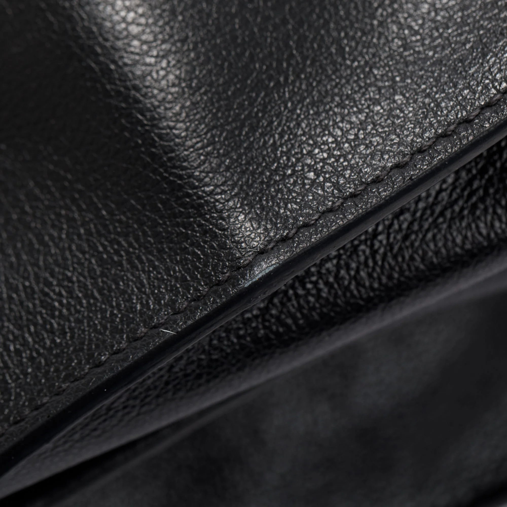 Prada Black Glace Calf Tote Bag - Image 8