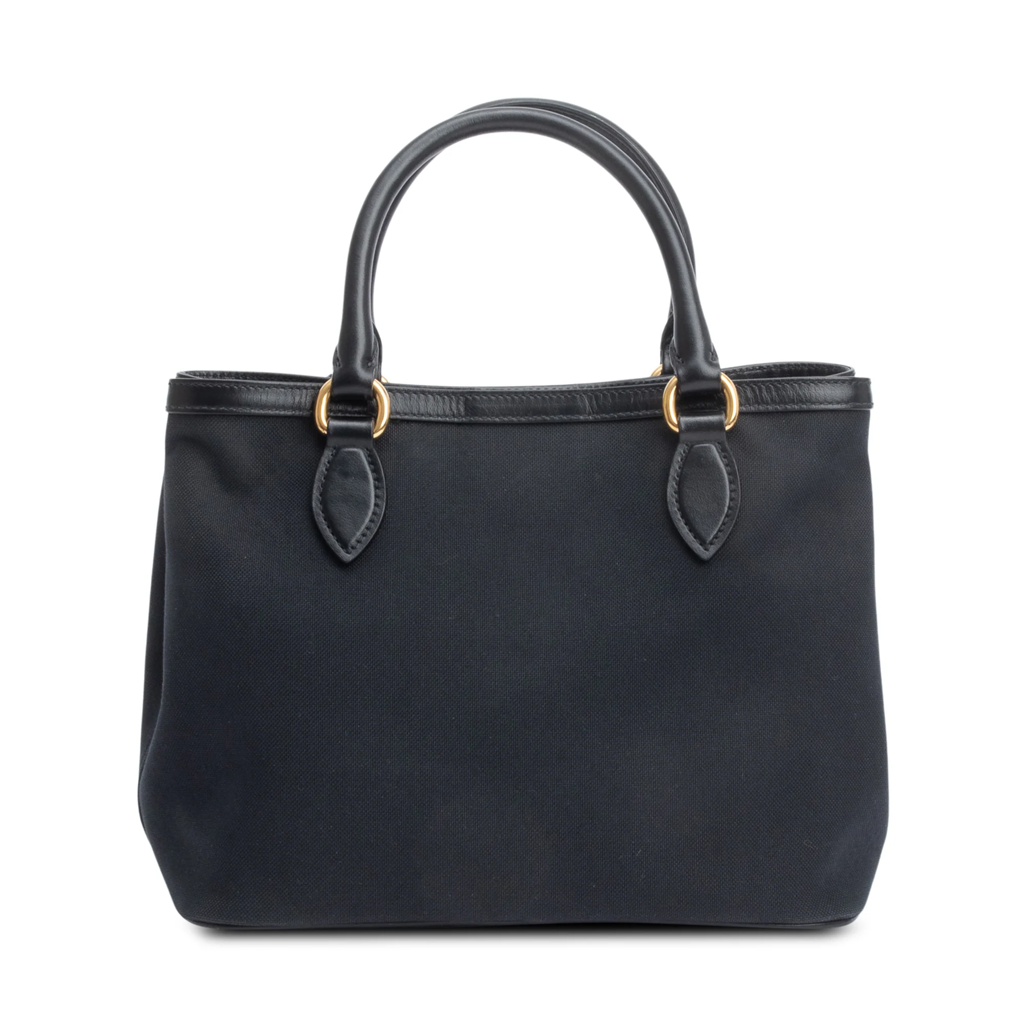 Prada Black Jacquard Logo Tote w/ Strap - Image 5