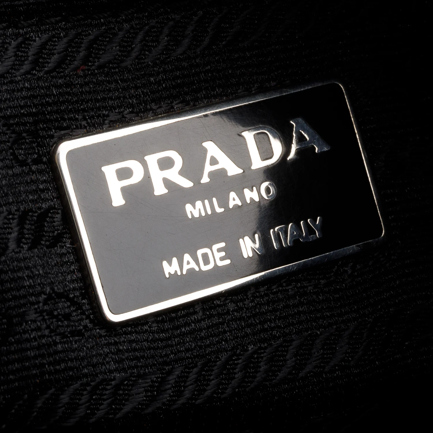 Prada Black Nappa Leather & Tessuto Nylon Catena Bag - Image 9