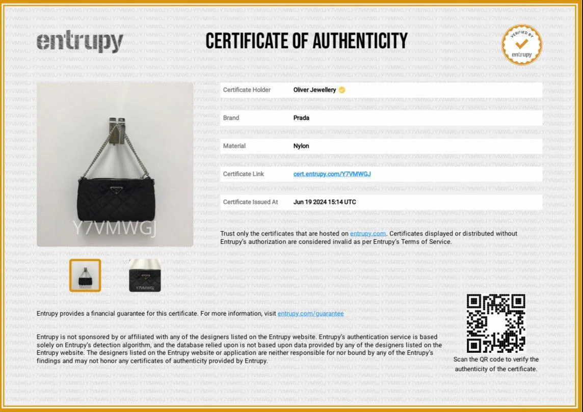 Prada Black Quilted Tessuto Impuntu Chain Crossbody Bag w/ Authenticity Card - Image 11