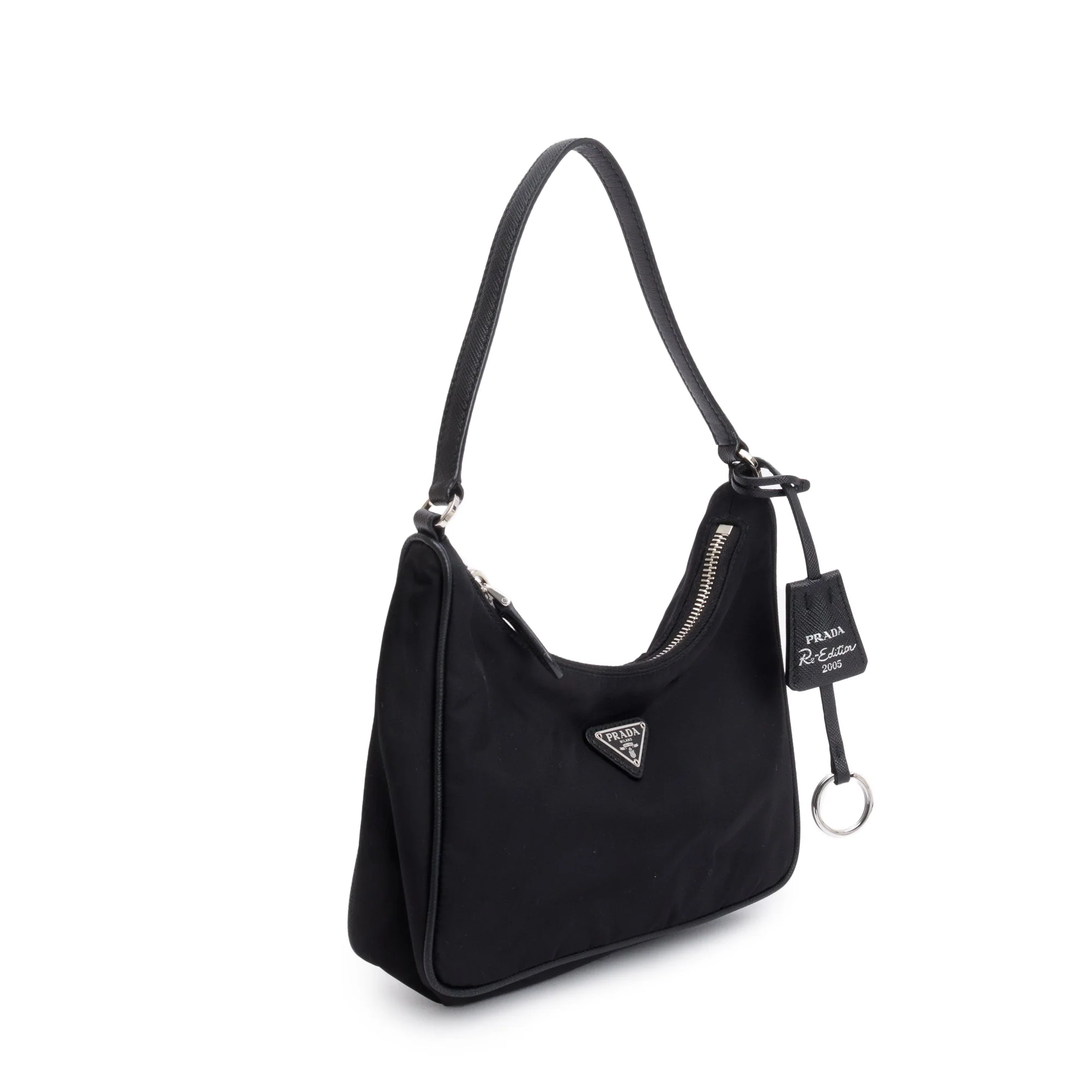Prada Black Re-Edition 2005 Re-Nylon Mini Bag - Image 2