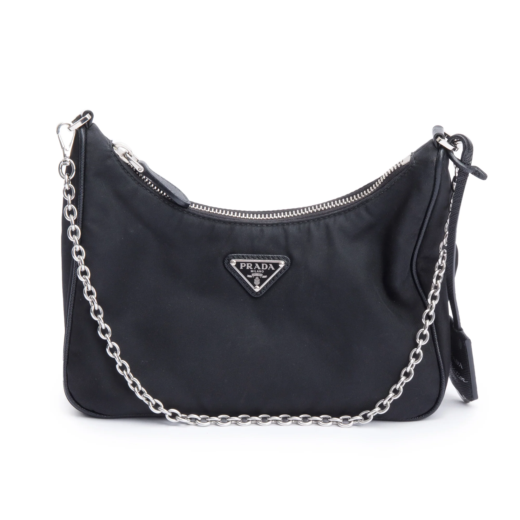 Prada Black Re-Edition 2005 Re-Nylon Shoulder Bag - Image 3