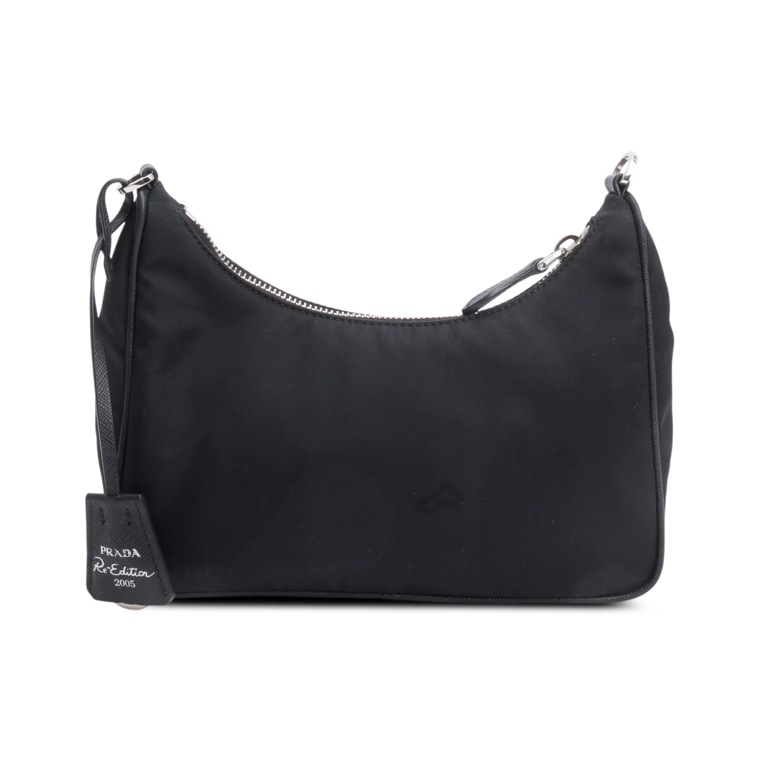 Prada Black Re-Edition 2005 Re-Nylon Shoulder Bag - Image 5