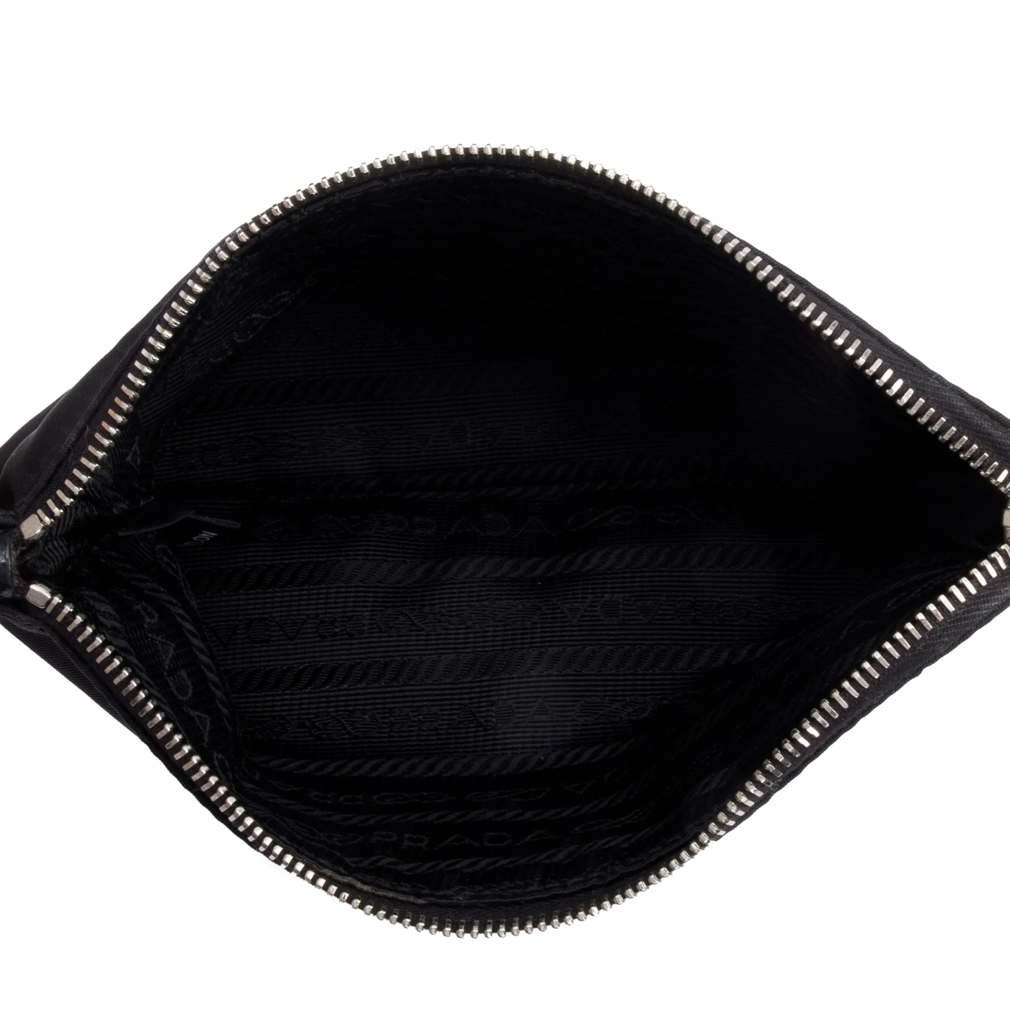 Prada Black Re-Nylon Saffiano Medium Backpack w/ Pouch - Image 6