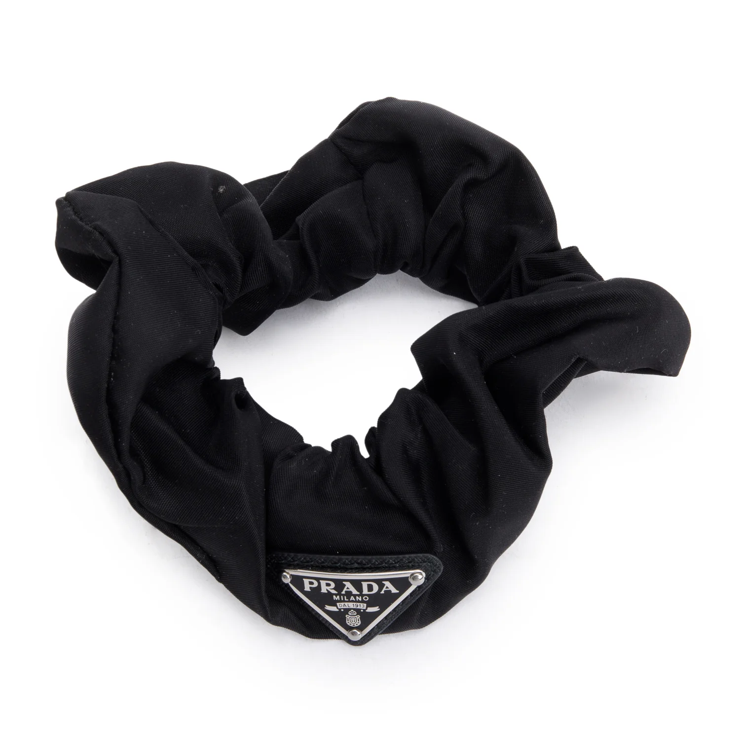 Prada Black Re-Nylon Scrunchie