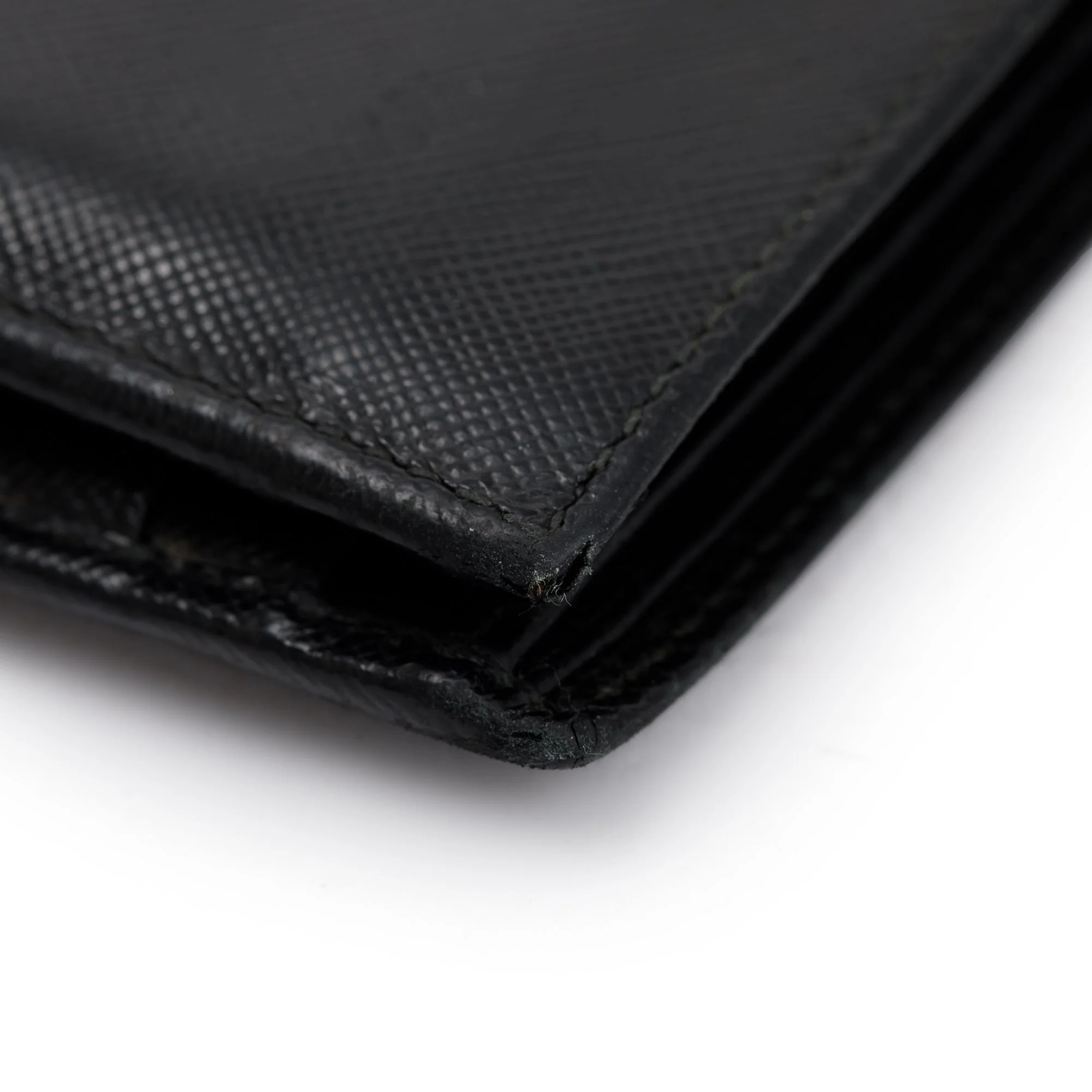 Prada Black Saffiano Leather Bi-Fold Wallet - Image 8