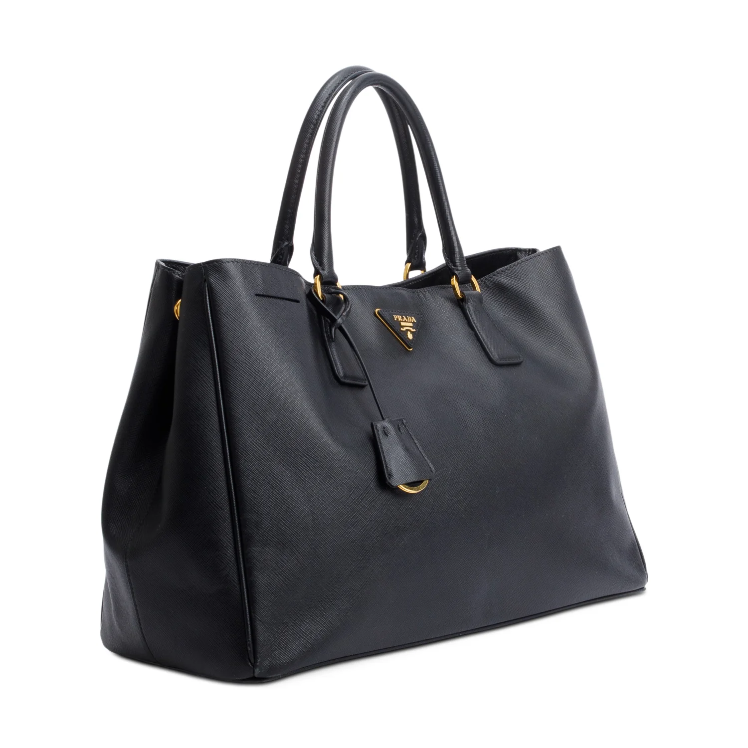 Prada Black Saffiano Lux Large Galleria Tote - Image 2