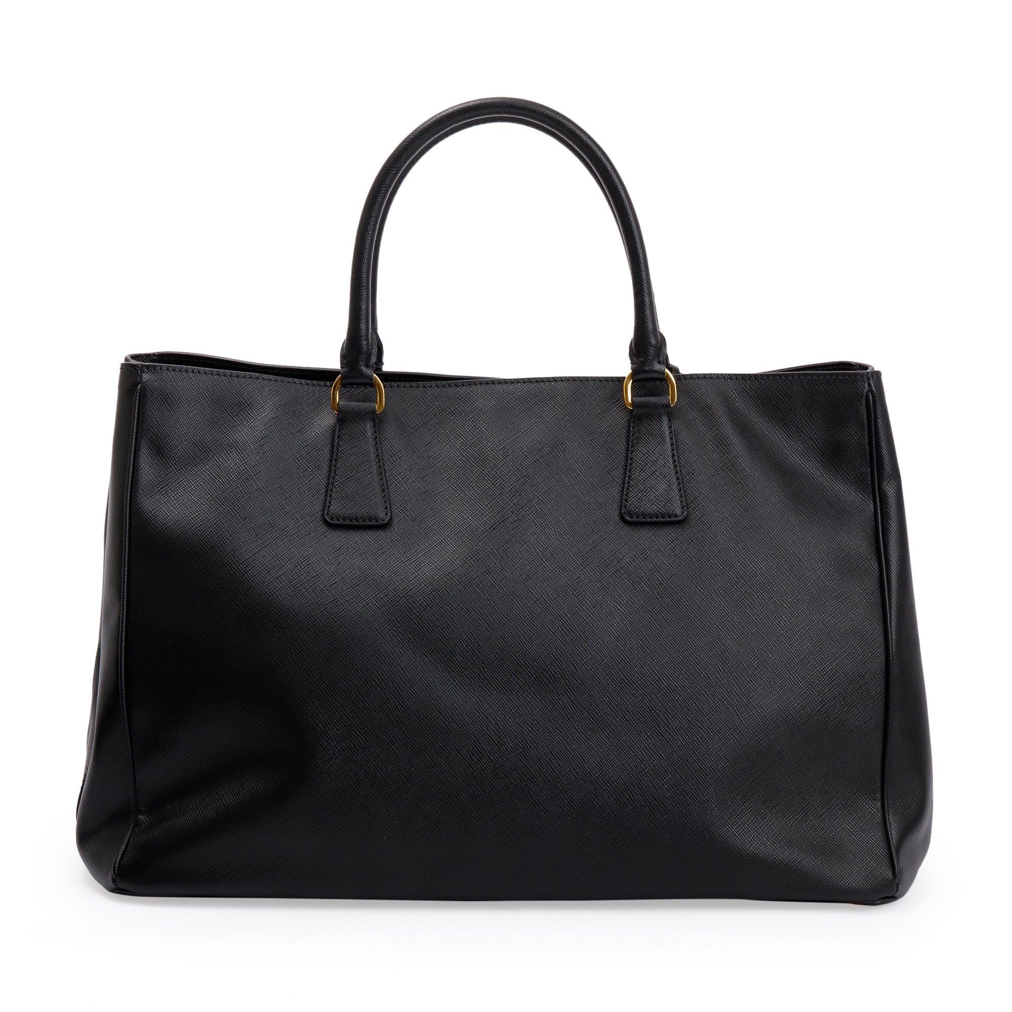 Prada Black Saffiano Lux Large Gardener's Tote w/ Authenticity Card & Receipt - Image 3