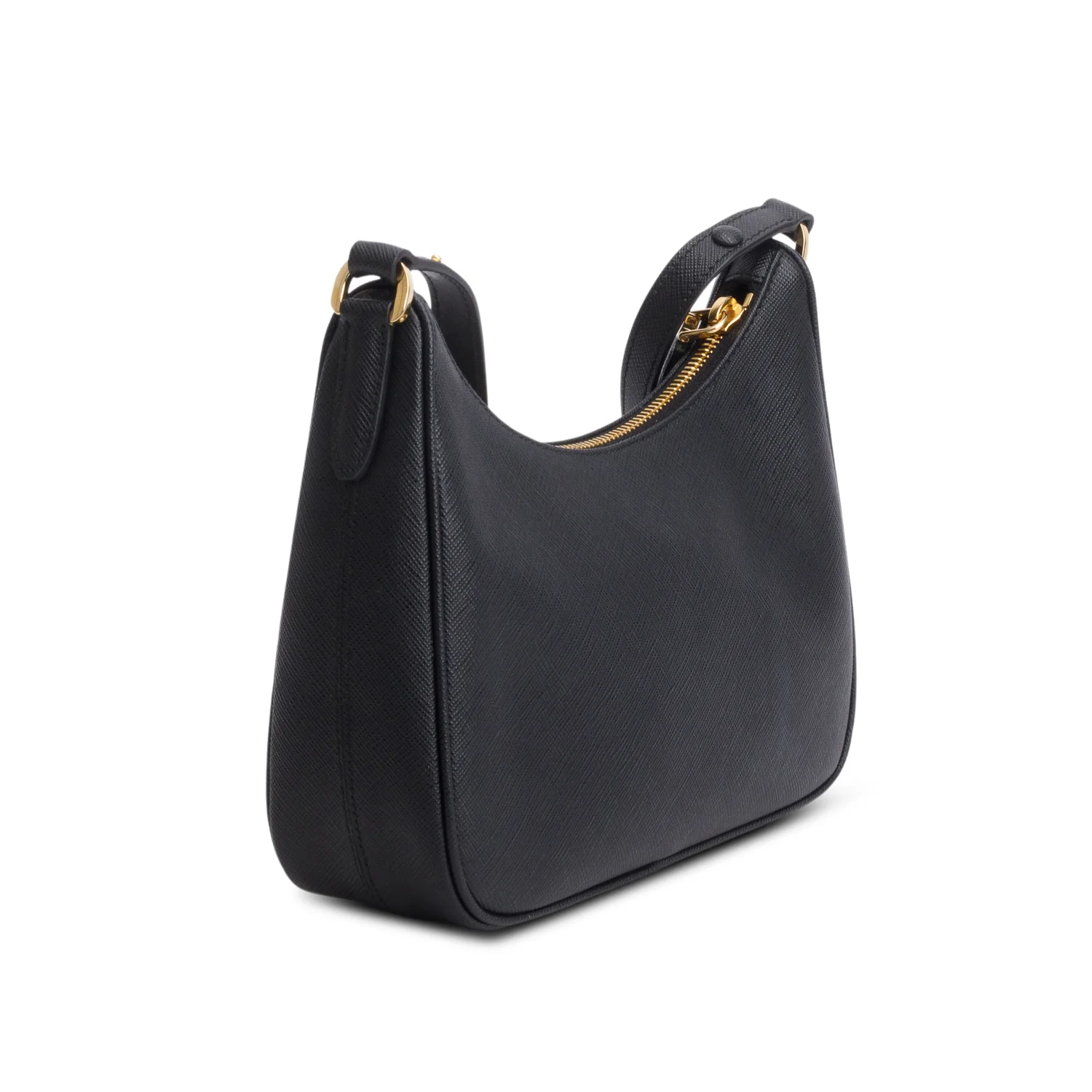 Prada Black Saffiano Lux Mini Re-Edition Shoulder Bag w/ Box - Image 7