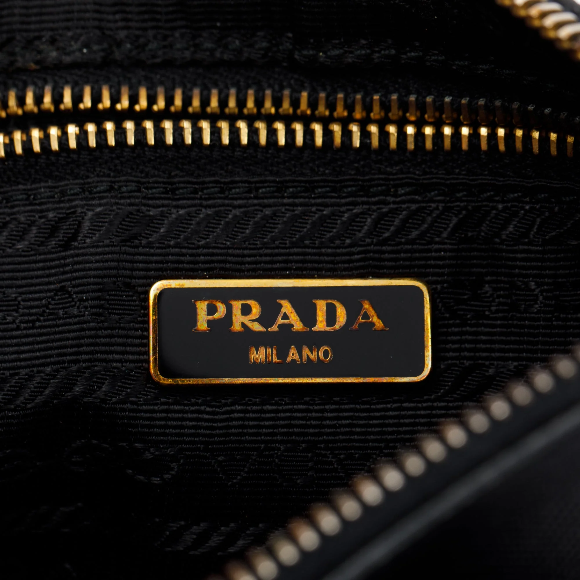 Prada Black Saffiano Wristlet Clutch w/ Box - Image 7