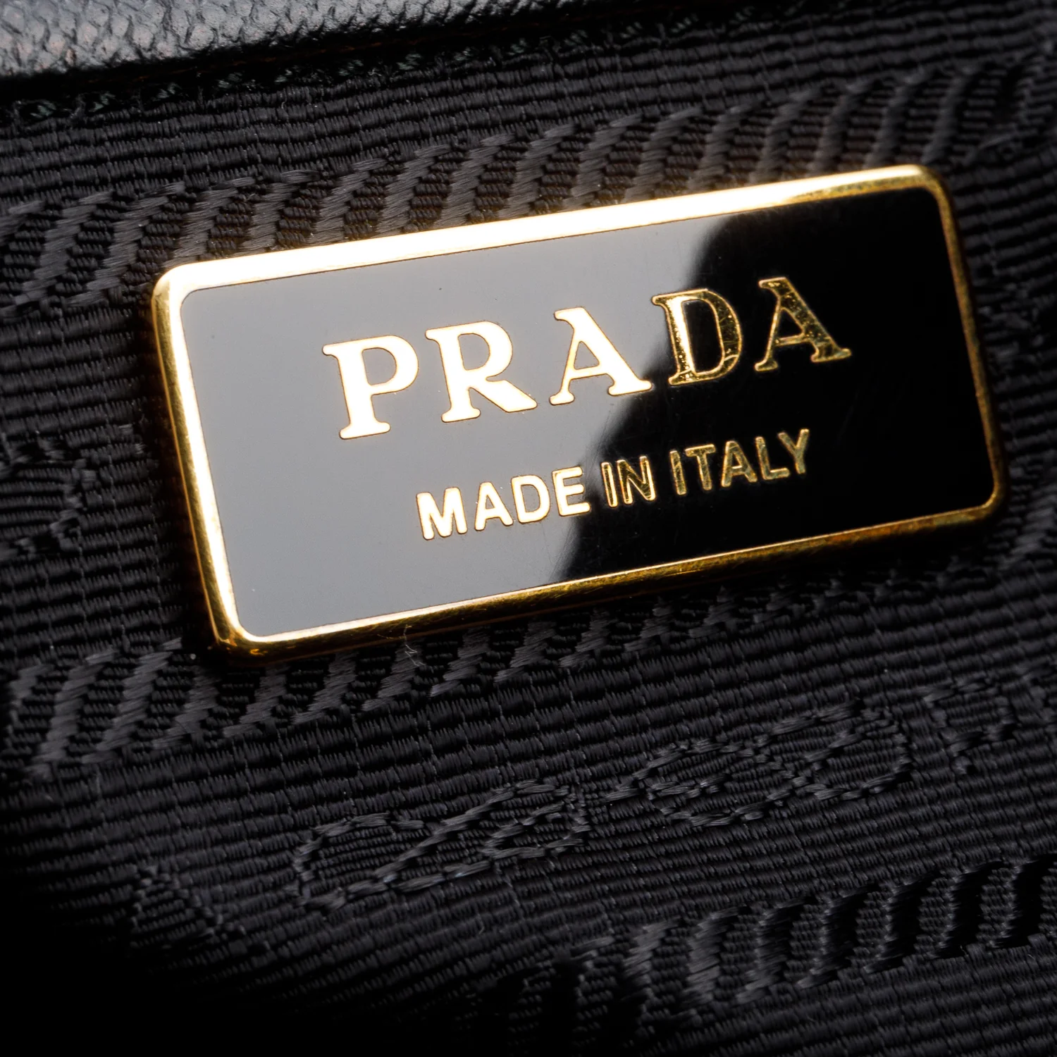 Prada Black Tessuto Nylon Grey Saffiano Leather Trim Robot Backpack - Image 8