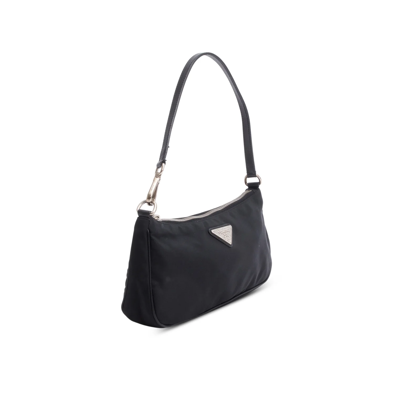 Prada Black Tessuto Nylon Pochette - Image 3